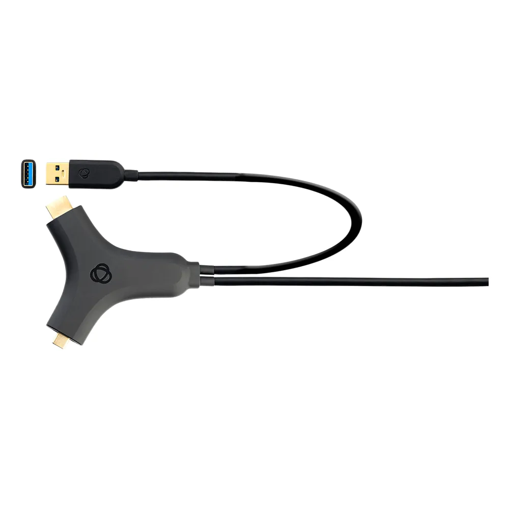 Adaptador Activo Multi-Formato | HDMI + USB 3.2 a USB-C | 4K@30Hz 4:4:4 | 60W PD | Carcasa ABS | Cable 2.7 m (8.85 ft)