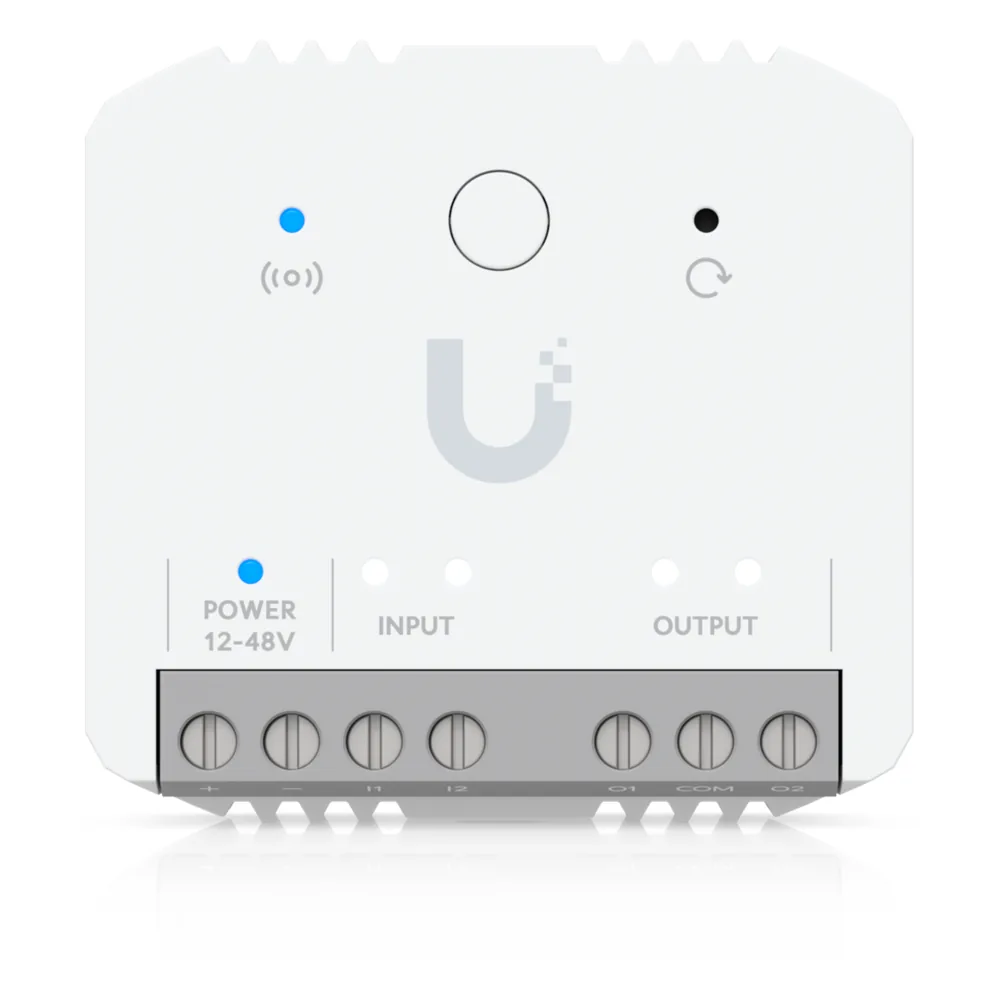 Relé Inteligente SuperLink / 10A Contacto Seco / 12-48Vcc / I/O Interfaces / Integración UniFi Protect / Alcance 2 km