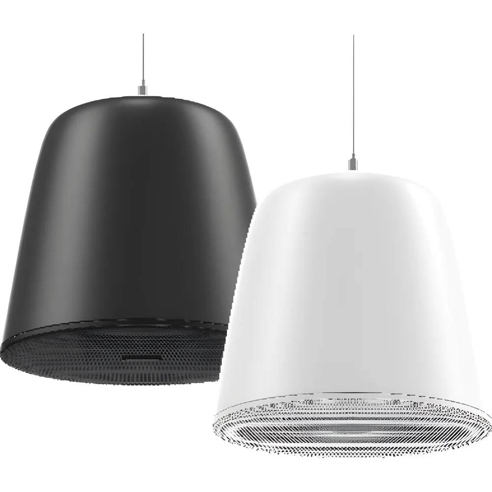 Altavoz Colgante | 70V/100V | 10W | cobertura cónica de 88° | Color Negro