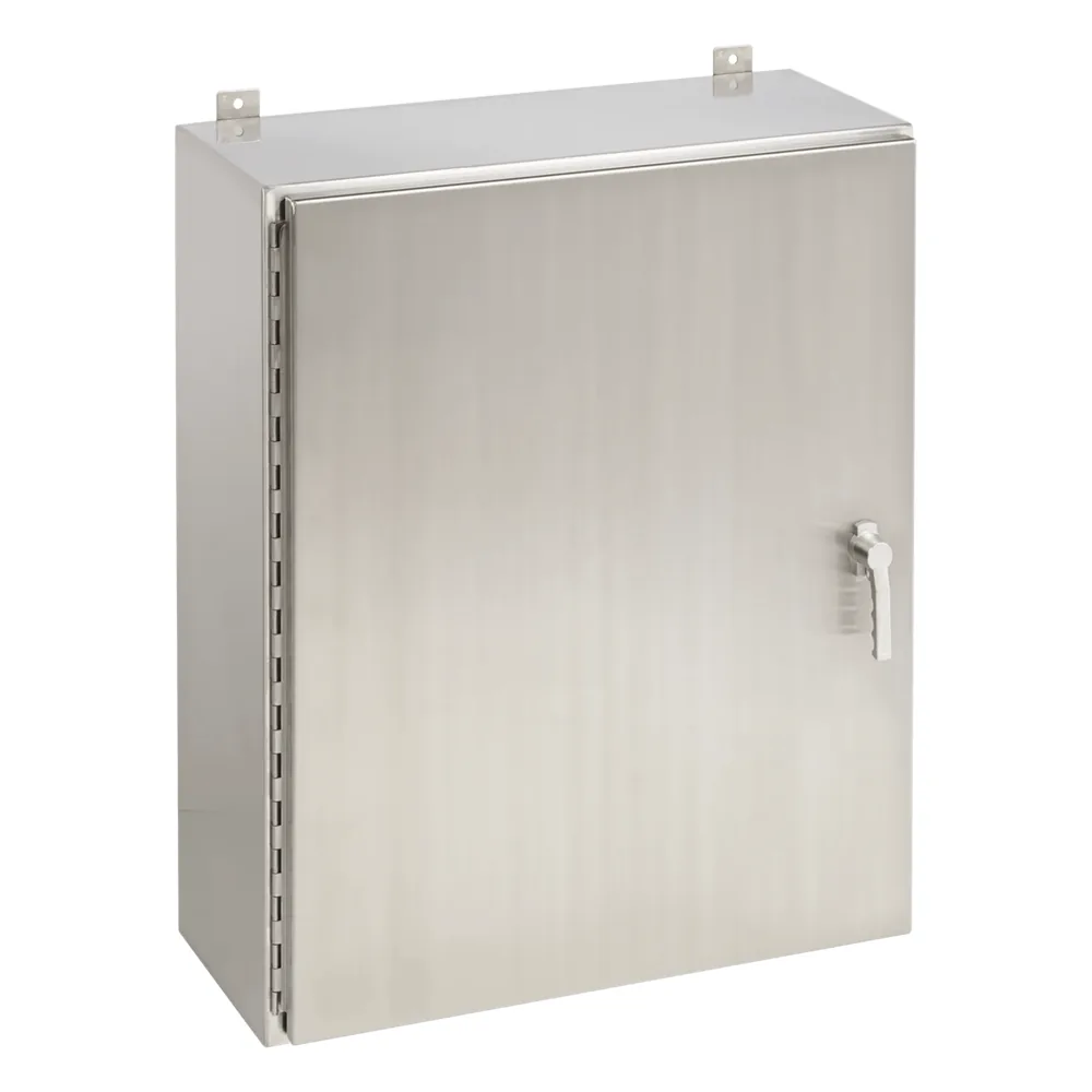 Gabinete de Pared NEMA 4X, Acero Inoxidable 304, Cierre de 3 Puntos, 914 x 914 x 305 mm