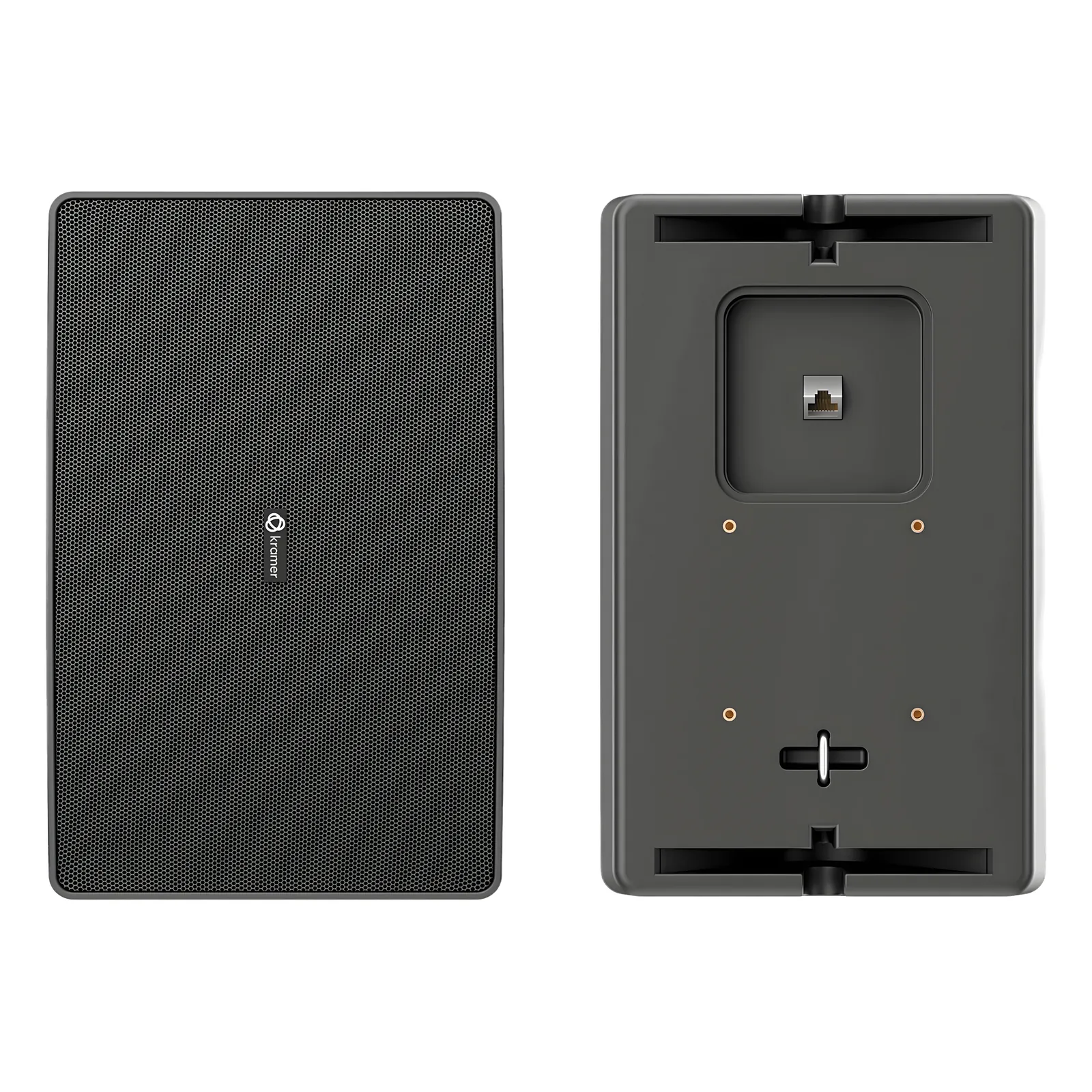 Altavoz de Pared PoE Dante 6.5 pulgadas | 2 Vías | Potencia PoE++ 10W | DSP Integrado | Mixer 2 Canales | Montaje VESA 75 mm | UL1480A | Negro o Blanco