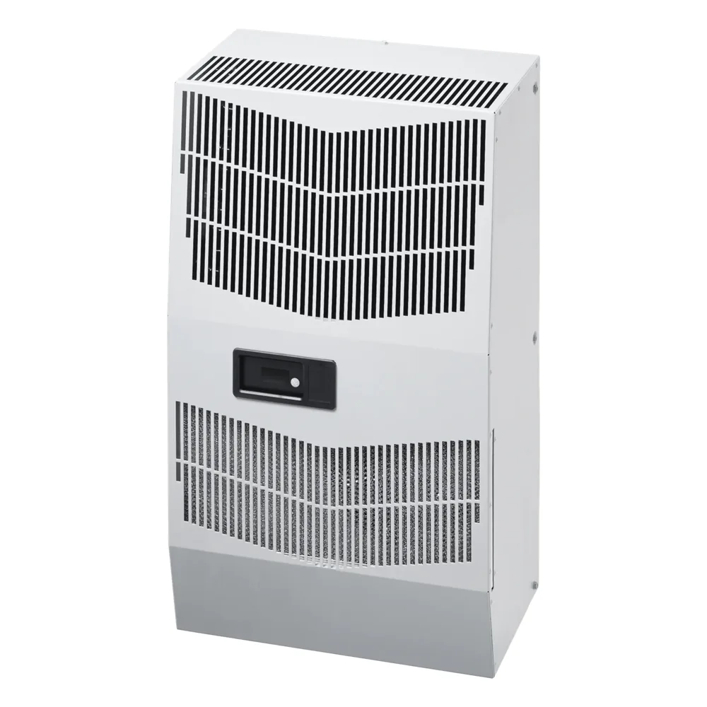 Aire Acondicionado para Gabinete / 6000 BTU/h (1757 W) / 115 Vca Monofásico / Acero Inoxidable SS316L Brushed / Protección ACP L2 / NEMA 4 y 3R / Rango -40 a 55 °C / Montaje en Pared Lateral