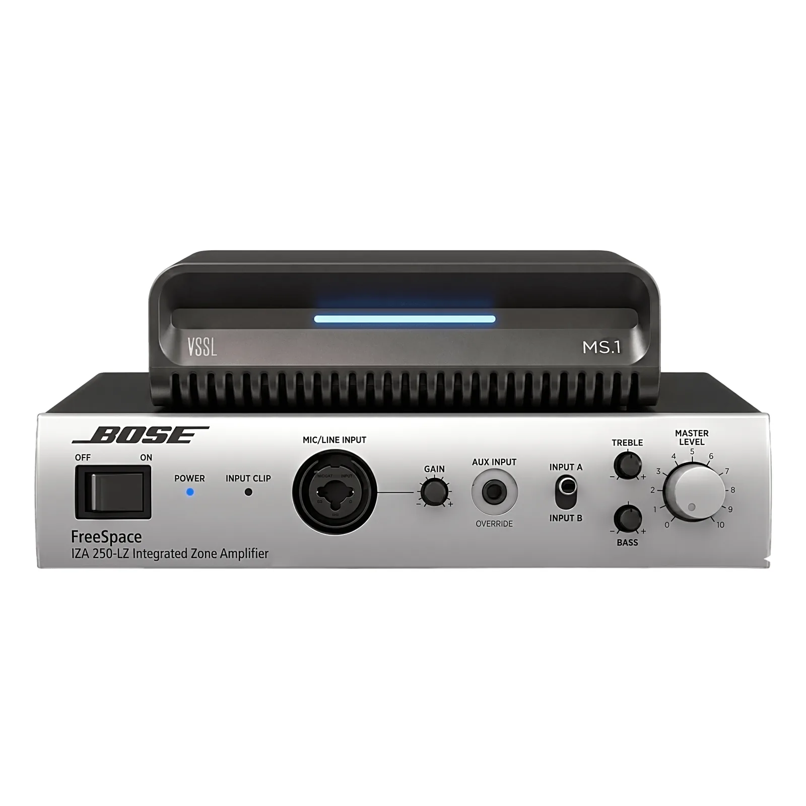 KIT Amplificador IZA250LZ y Streamer de Audio Modular MS.1 | PoE + USB-C | HDMI eARC + Óptica + RCA | Bluetooth LE Audio | WiFi | Control4-Crestron-Elan-RTI-URC-Savant-Lutron | AirPlay2-GoogleCast-SpotifyConnect