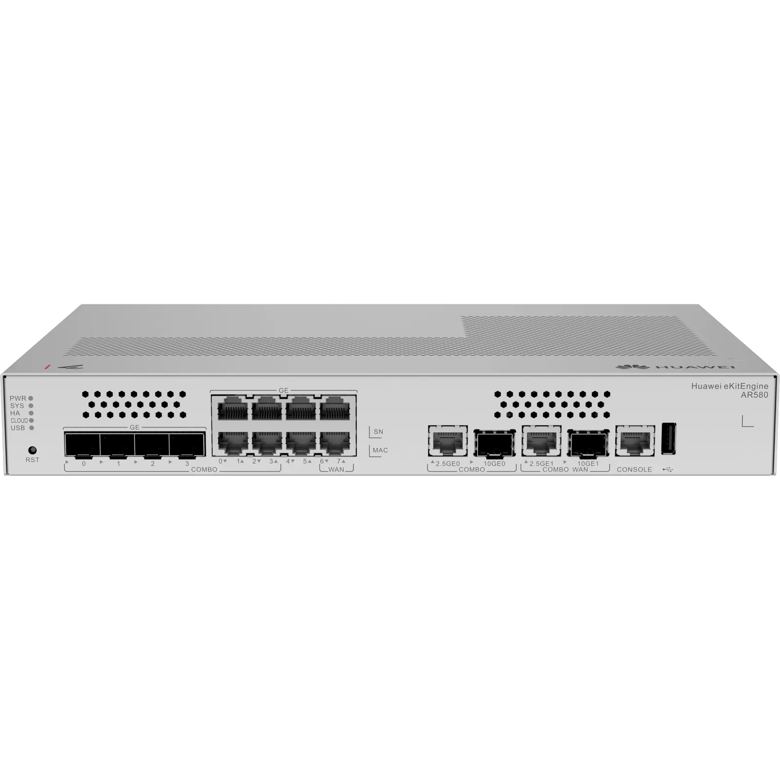 Router / LAN: 1 SFP+ & 6×GE / WAN: 1× SFP+ & 2×GE / 500 Usuarios / 64 APs Gestionables / 500 Túneles IPsec / 2 Gbps / IPS Antivirus