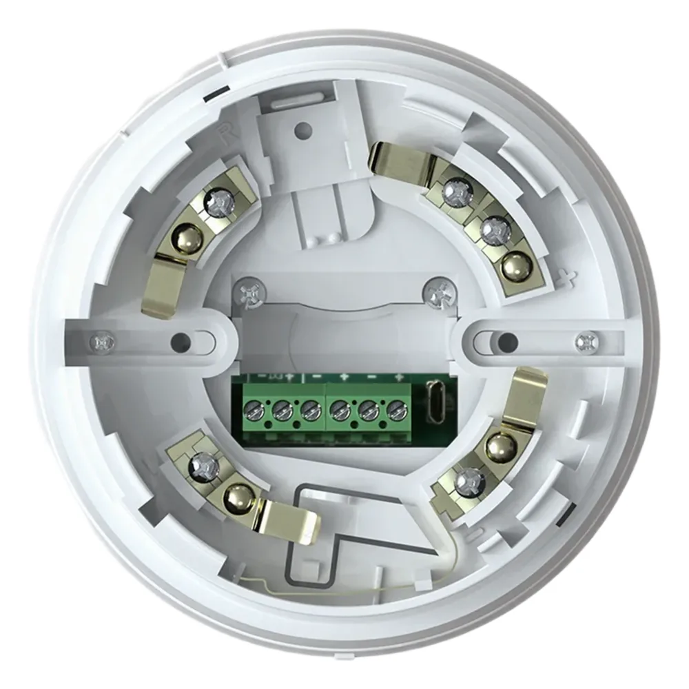 Base Direccionable con Indicador Acústico / Serie Enea / 98 dB / 14 Tonos / Alimentación por Lazo / Aislador Integrado / EN 54-17