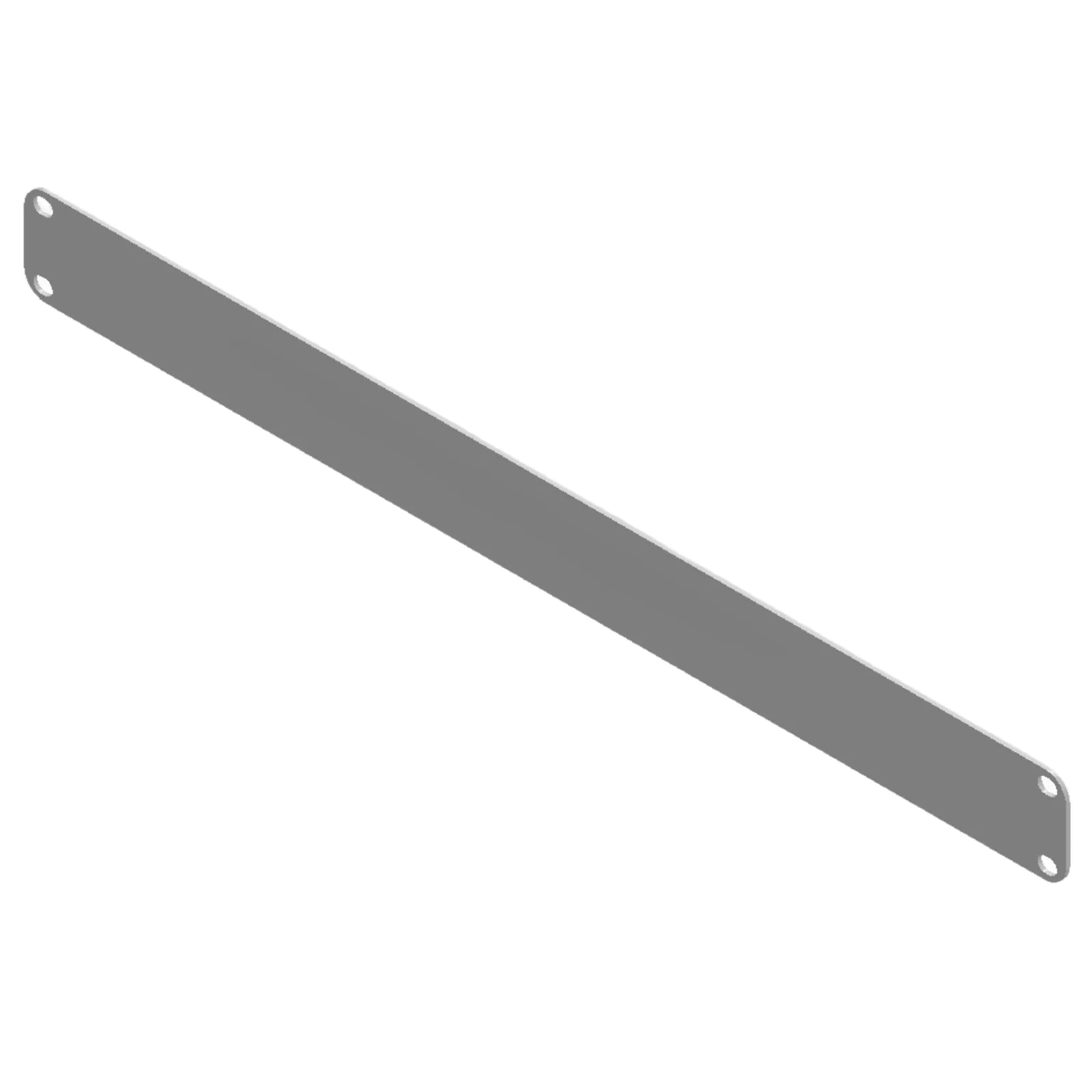 Tapa Ciega para Rack / 1 Unidad (1U) / 19 Pulgadas / Acero Calibre 14 / Pintura Electrostática Blanca / 483 x 44 mm (19 x 1.73 in)