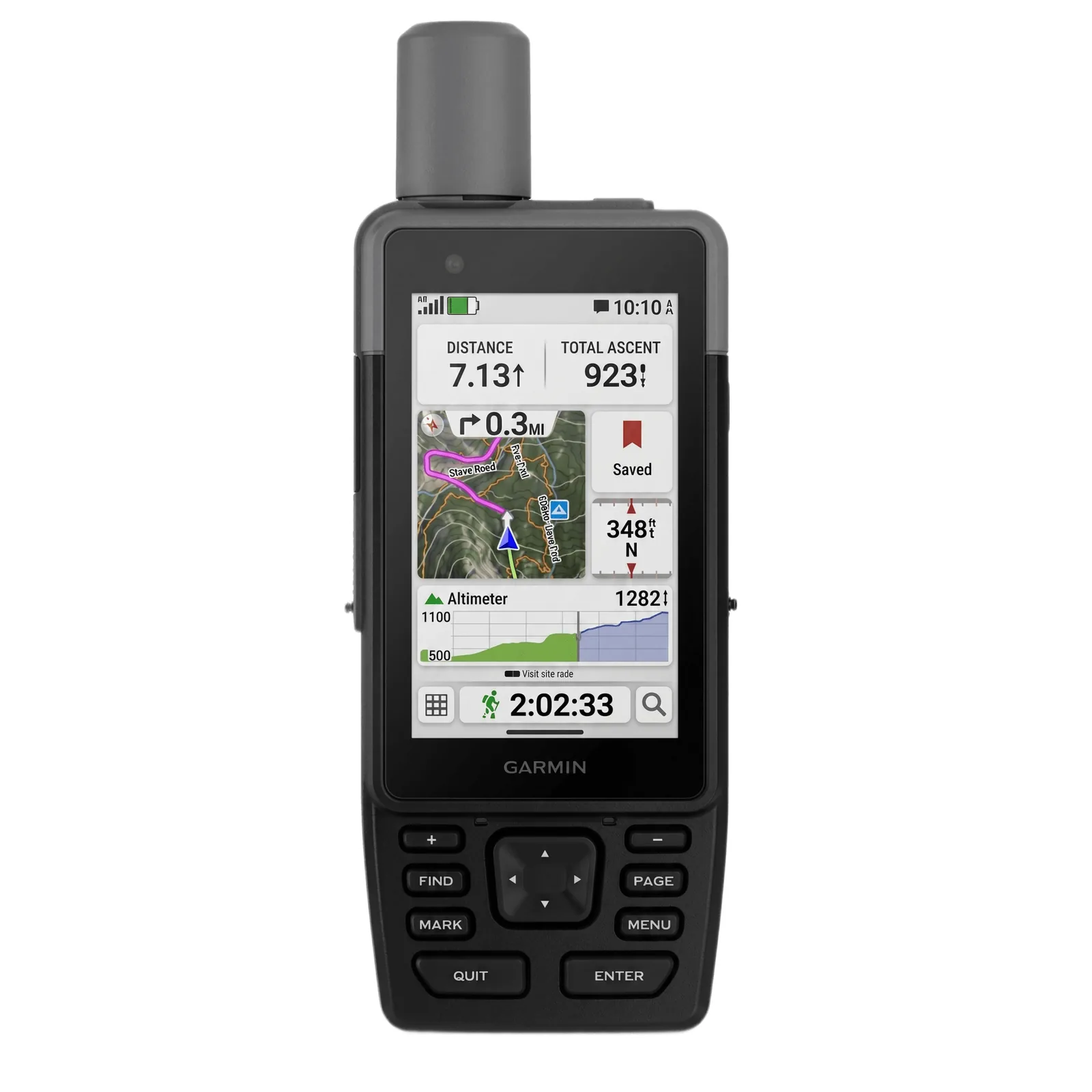 Navegador Portátil Multibanda GPSMAP H1 / Pantalla TFT Transflectiva 3.5" / Resistente IP67 / MIL-STD-810 / Batería hasta 145 Horas / 64 GB Memoria / Mapas Preinstalados / Altímetro Barométrico / Brújula / Galileo /