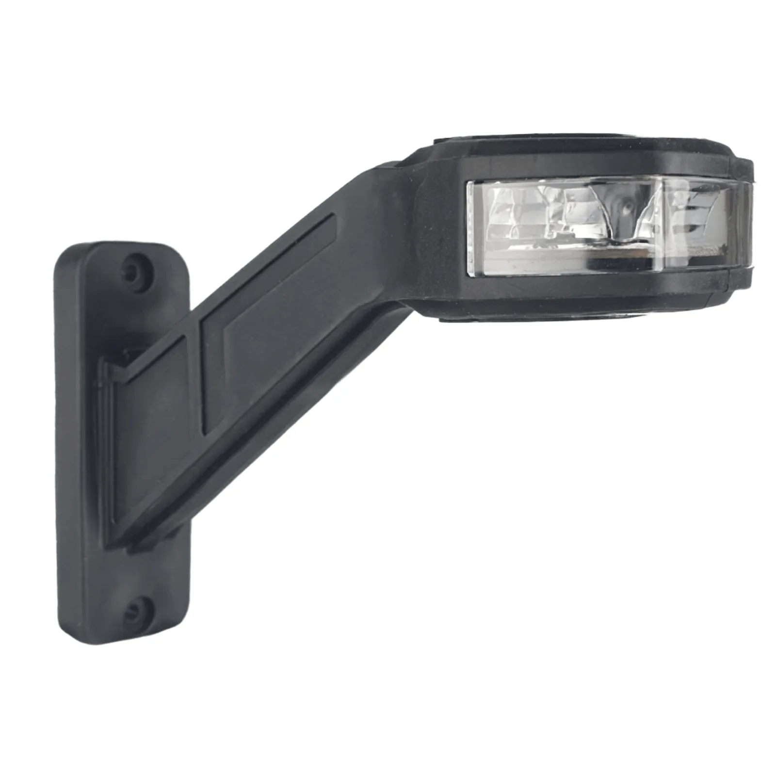 Luz Auxiliar LED, Tipo Bandera Lateral Derecha, de Policarbonato y Caucho con Montaje de Brazo