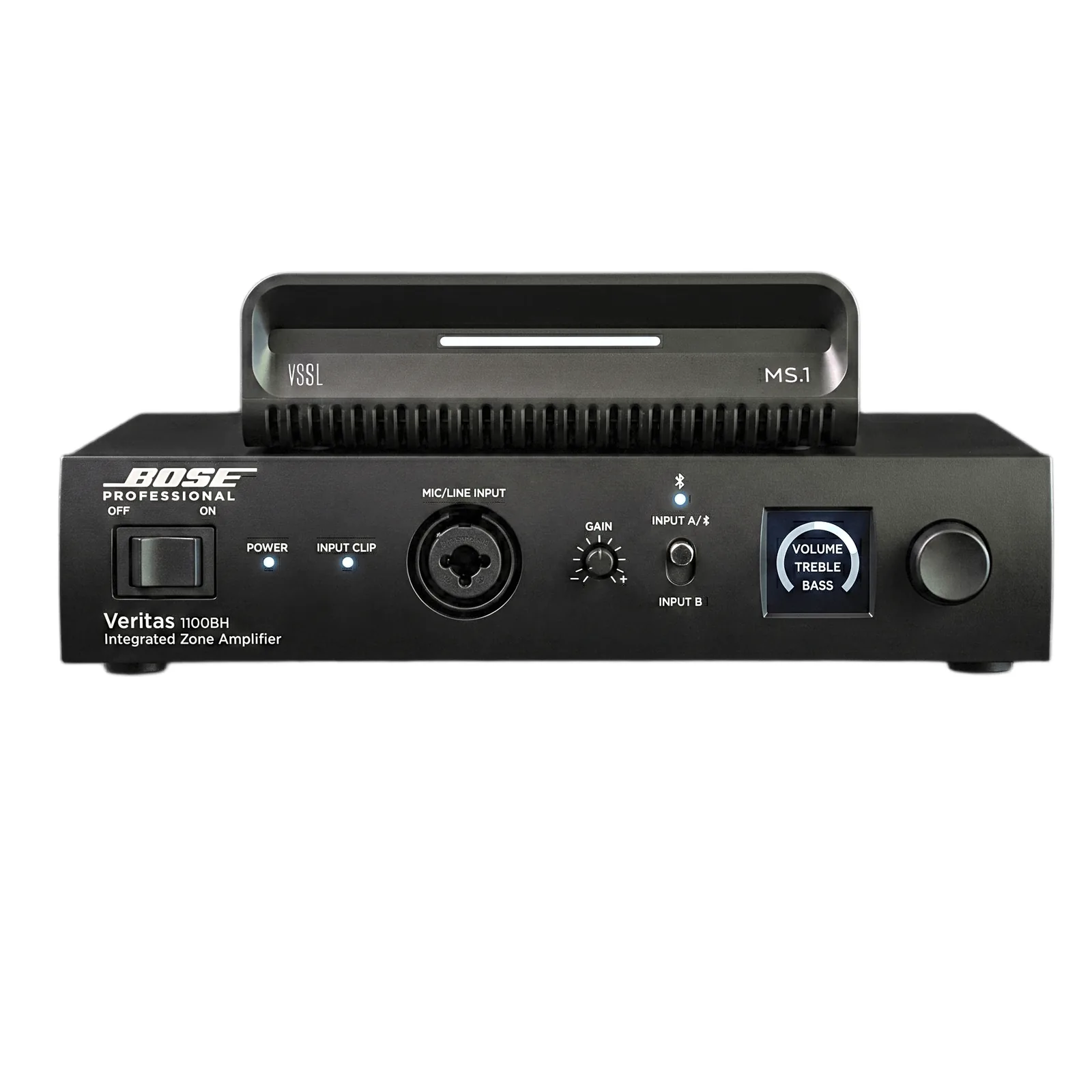 KIT Amplificador Veritas 1100BH y Streamer de Audio Modular MS.1 | PoE + USB-C | HDMI eARC + Óptica + RCA | Bluetooth LE Audio | WiFi | Control4-Crestron-Elan-RTI-URC-Savant-Lutron | AirPlay2-GoogleCast-SpotifyConnect