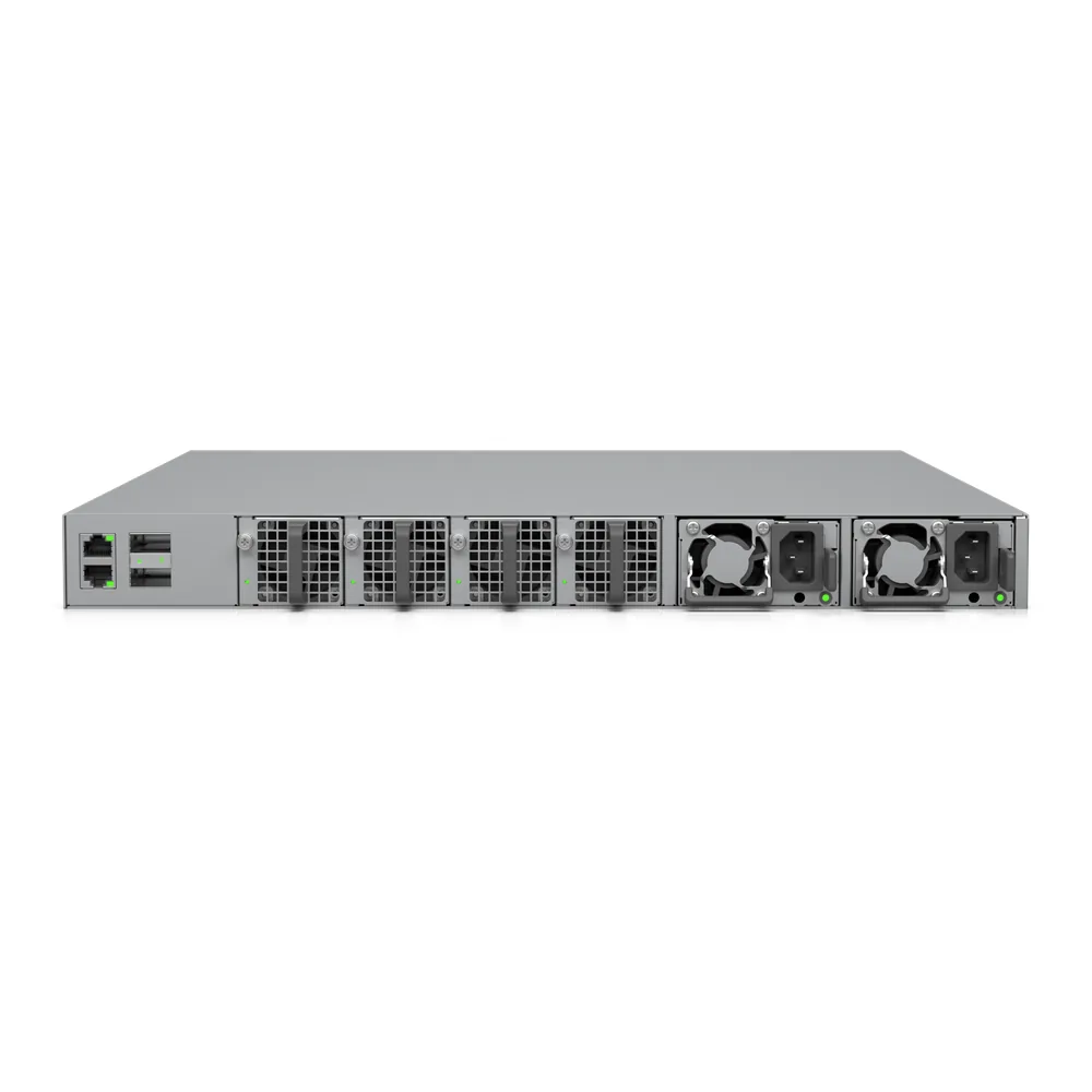 Switch Empresarial Etherlighting™ ECS-48S-PoE Capa 3 de 48 Puertos PoE+++ (16 x 10 GbE + 32 x 2.5 GbE), 4 SFP28 25G + 2 QSFP28 100G Stacking, Alta Disponibilidad