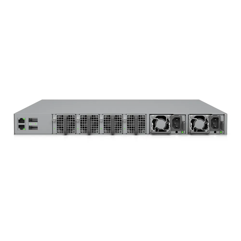 Switch Empresarial Etherlighting™ ECS-24S-PoE Capa 3 de 24 Puertos PoE+++ (16 x 10 GbE + 8 x 2.5 GbE), 4 SFP28 25G + 2 QSFP28 100G Stacking, Alta Disponibilidad