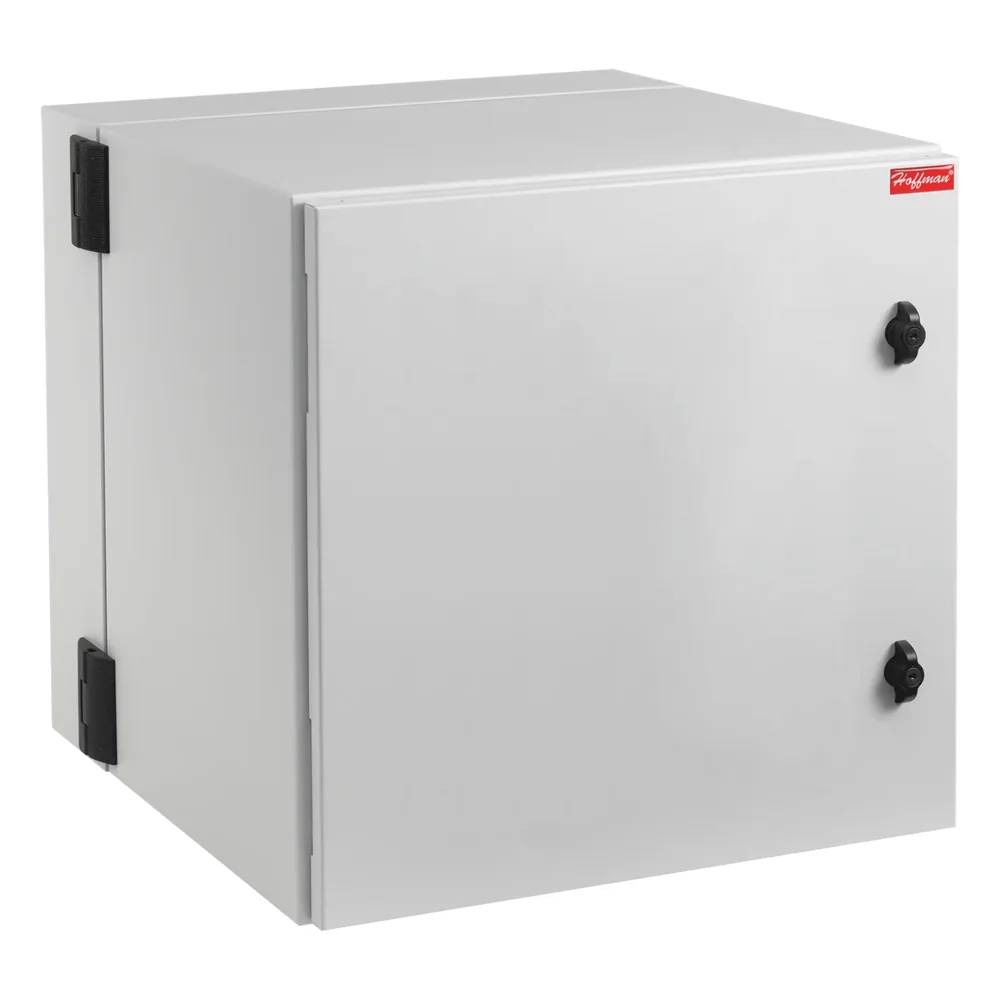 Gabinete Industrial ProTek de Doble Bisagra / Puerta Sólida / NEMA Tipo 4/12 / 12 UR / 612 x 600 x 915 mm (24.09 x 23.62 x 36.02 in) / Acero con Acabado en Polvo / RAL 7035 Gris Claro