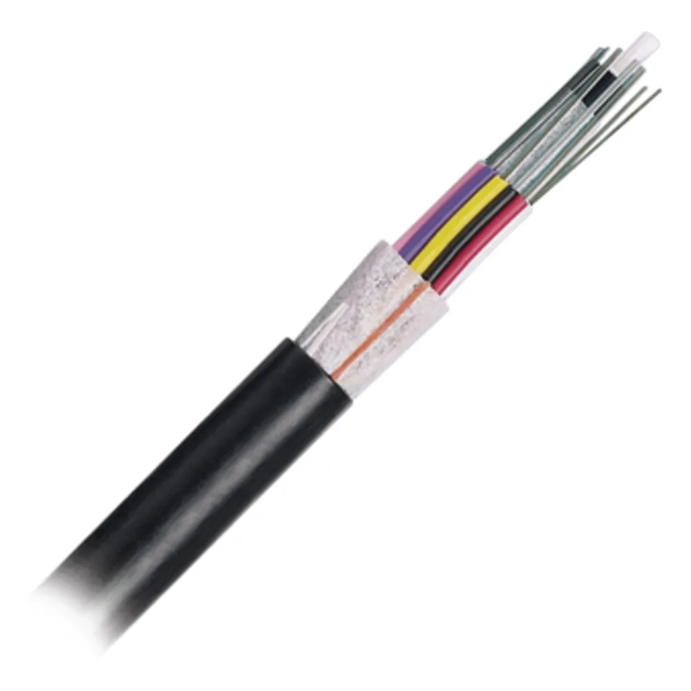 Cable de Fibra Óptica 6 Hilos, OSP (Planta Externa), No Armada (Dieléctrica), MDPE (Polietileno de Media Densidad), Multimodo OM3 50/125 Optimizada, Precio Por Metro
