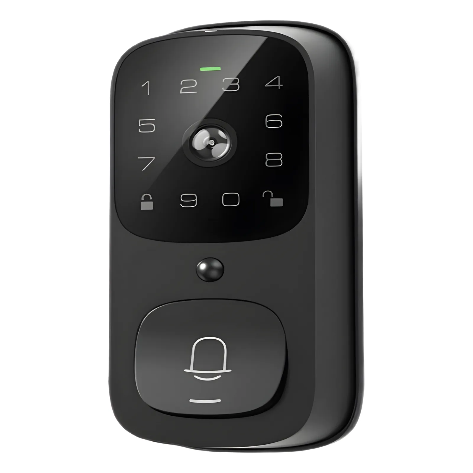 Cerradura Inteligente con función videoportero LNDU / WiFi Integrado / Compatible App LNDU / Teclado Táctil / 8 Baterías AA / Bloqueo Manual y Automático / Exterior IP65