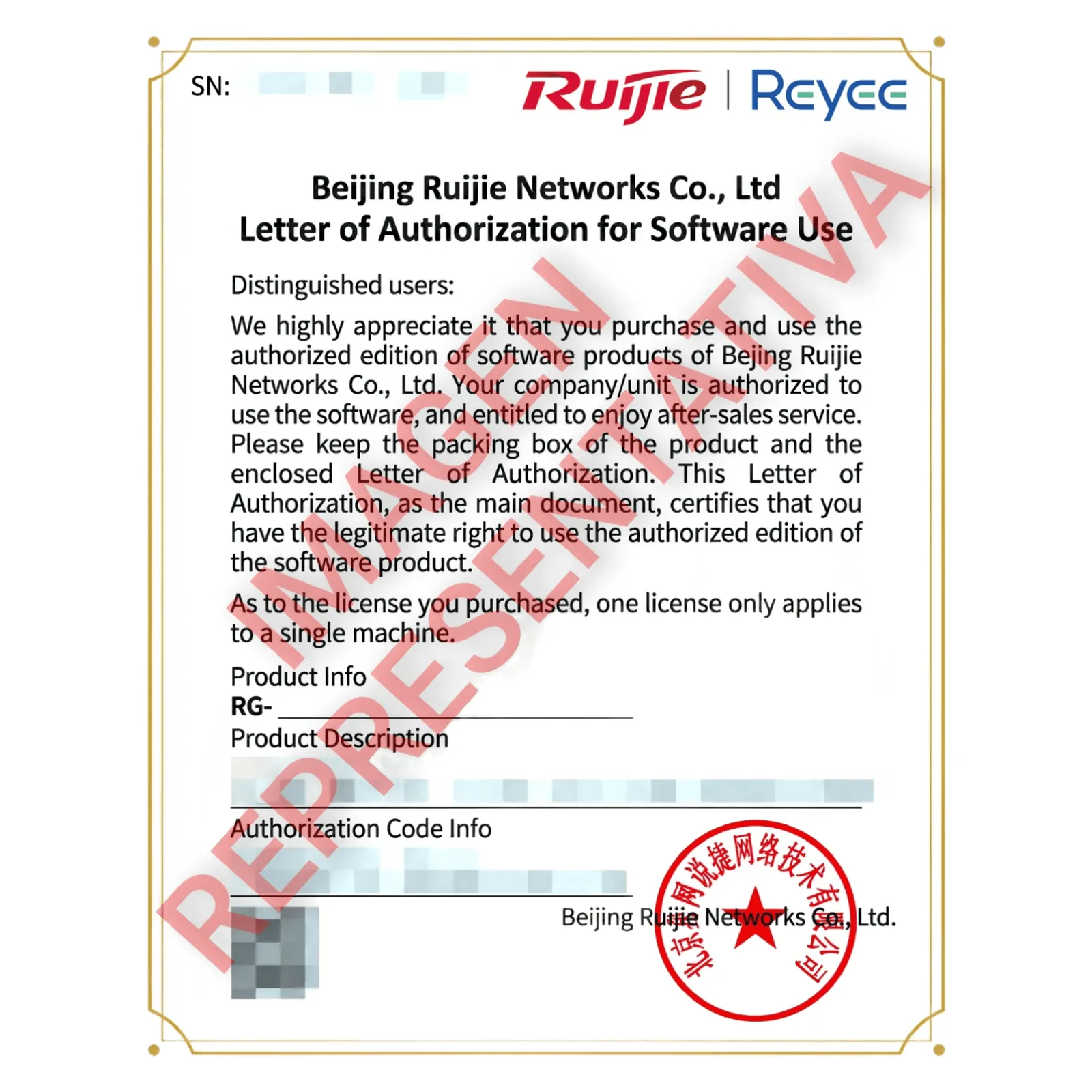 Licencia 1 Año (8 en 1) para Funciones Avanzadas de Seguridad / Firewall Ruijie RG-CF10S / IPS + AV + Threat Intelligence + URL + APP + AI + WAF / Línea Cybrey