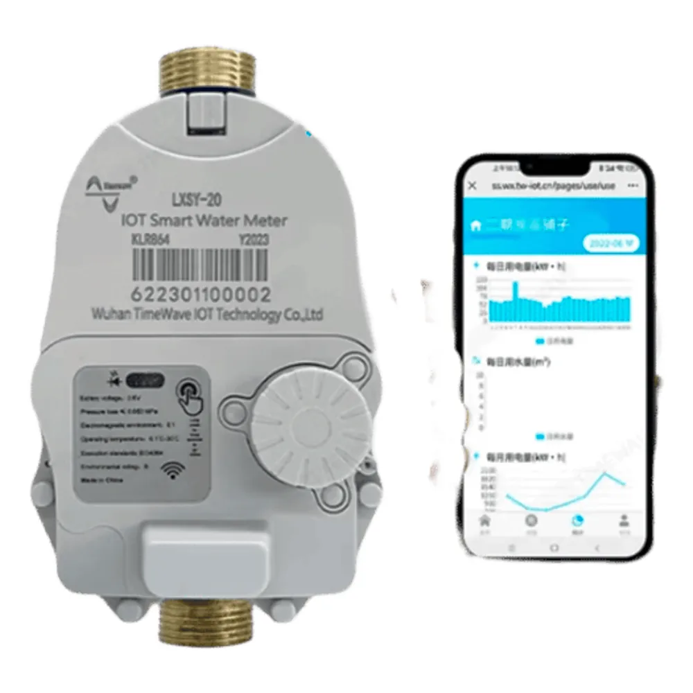 Medidor de Agua Mecánico LoRaWAN IoT de 2 Pulgadas / Smart Metering y Telemetría para BMS / Válvula de Corte de Flujo / Batería Litio de Larga Duración / Comunicación Inalámbrica / Monitoreo Remoto