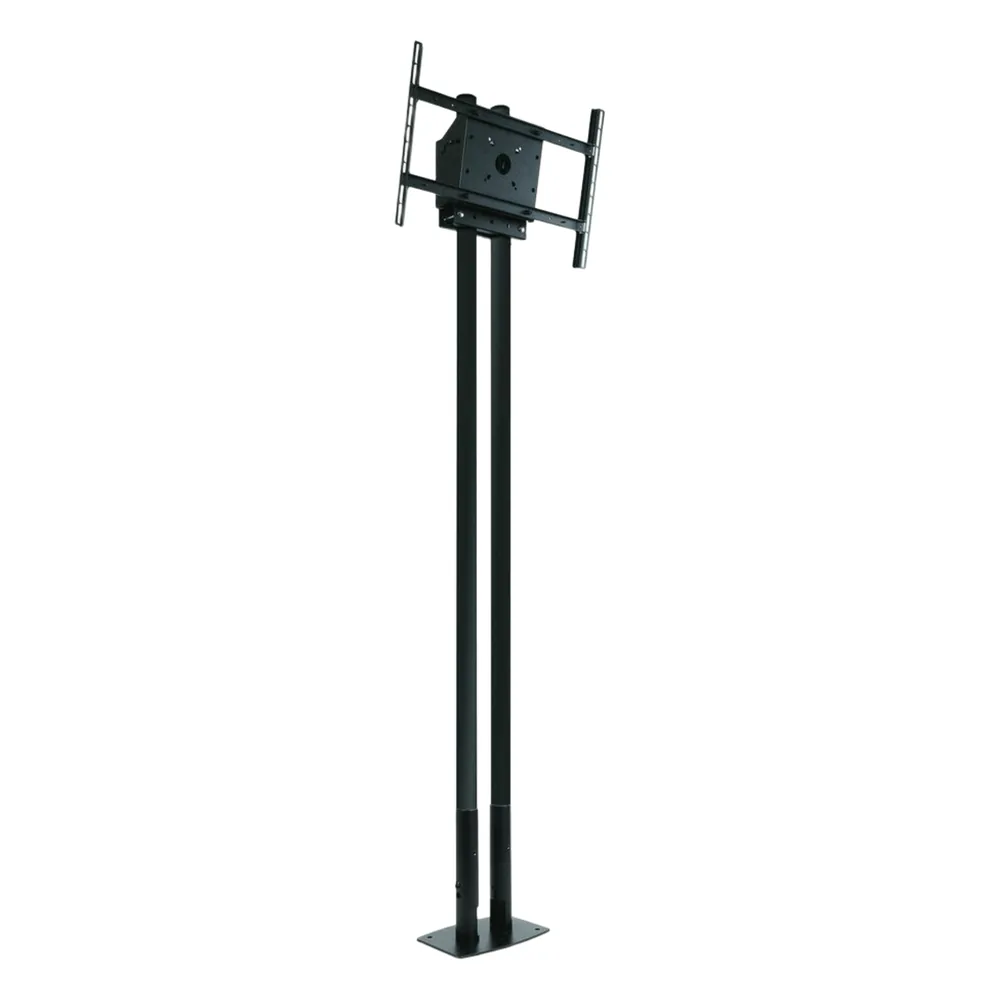 Soporte de Piso Dual Pole para Pantallas 46" a 90" / Carga Máxima 211 lb (96 kg) por Pantalla / VESA hasta 600 x 400 mm / Postes Extensibles 78" (2 m) / Gestión Integrada de Cables / Inclinación +20° a -5°