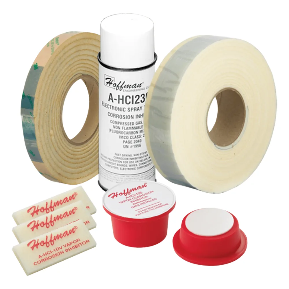 Rollo de Cinta Inhibidora de Corrosión / 240 pies cúbicos (6.8 m³) / 6 mm x 51 mm x 6.1 m (0.25 in x 2 in x 20 ft) / Protección por Fase Vapor / Respaldo Adhesivo / Empaque Individual