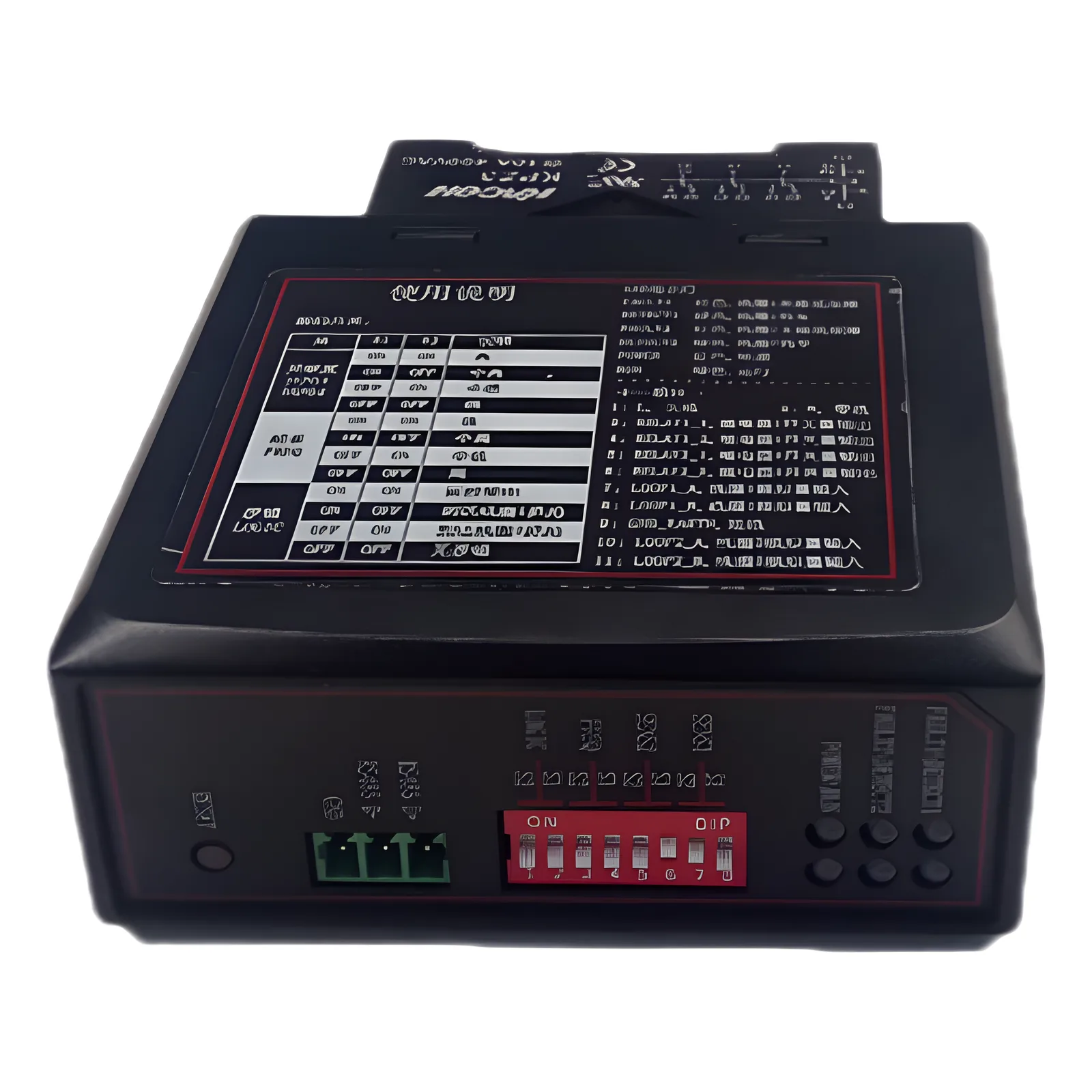 Detector de Vehículos por Bobina Inductiva / 2 Entradas de Lazo / 2 Salidas de Relé / Detección de Dirección / Autosintonización 20-1000&mu;H / Tiempo de Respuesta 3.5 ms / Protección contra Sobretensiones / -30&a