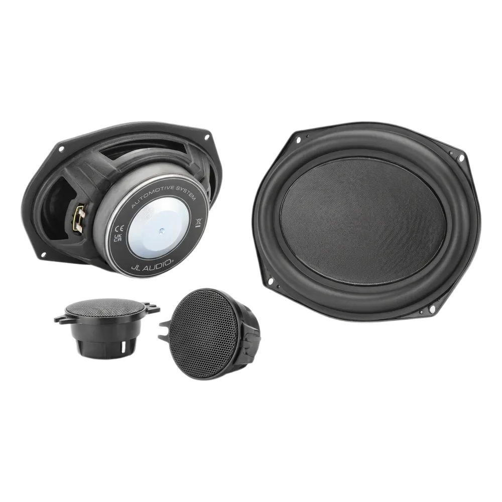 Sistema de Audio Componente 2 Vías / Instalación Directa (Custom-Fit) / Filtros Crossover Integrados High-Pass y Low-Pass / Diseño de Marcos y Placas Adaptadoras Exclusivos / Compatible RAM-Toyota-Chevrolet-GMC