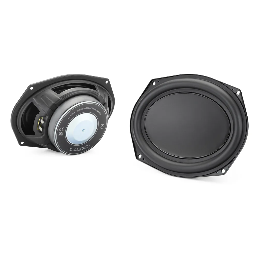 JL Audio® / Car Audio / Altavoces 6 x 9 pulgadas / Potencia RMS 100 W / Cono de Polipropileno Mineral / Respuesta 36 Hz-20 kHz / Impedancia 4 ohm / Conectores Espada