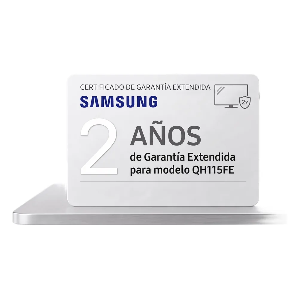Extension de garantia para pantallas profesionales modelo QH115FE