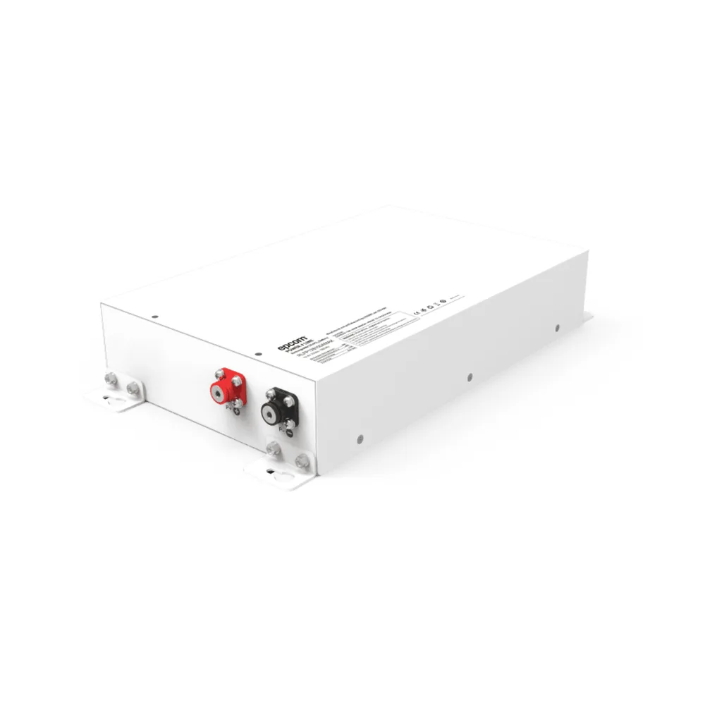 Batería de Litio LiFePO4 Ciclo Profundo / 12.8 Vcc / 100 Ah / 1280 Wh / 3500 Ciclos / Descarga Máxima 80 A / Carcasa Metálica IP30 / Montaje en Pared