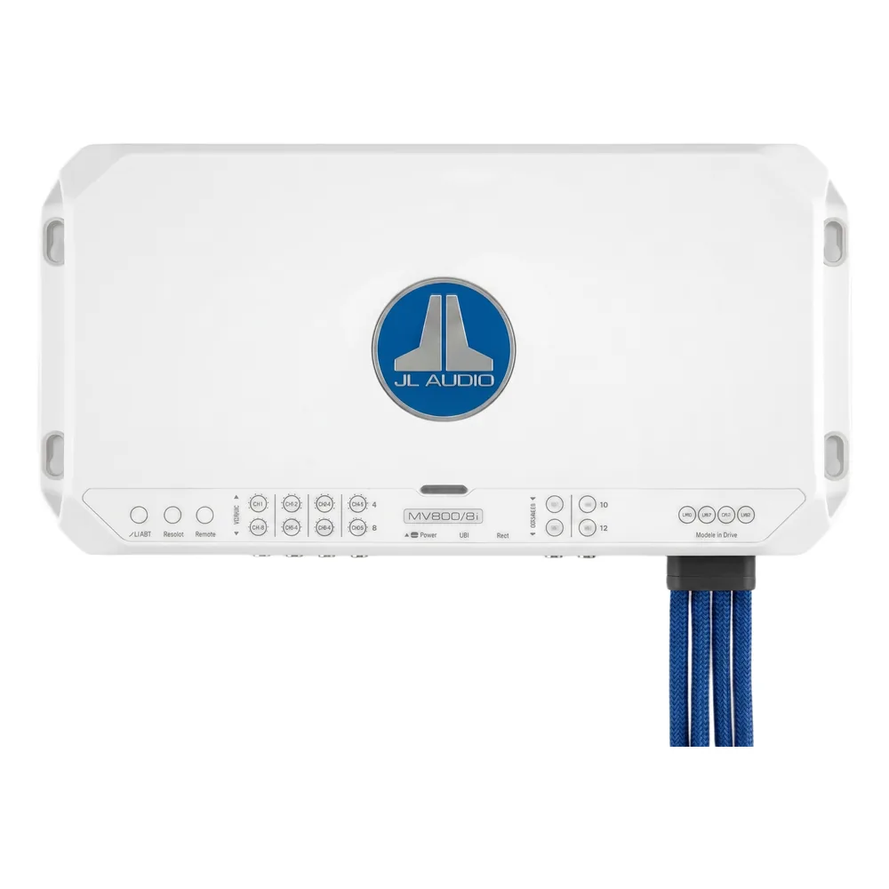 JL Audio MVi / Amplificador Marino 8 Canales / 800 Watts RMS / Full-Range / MV800/8i