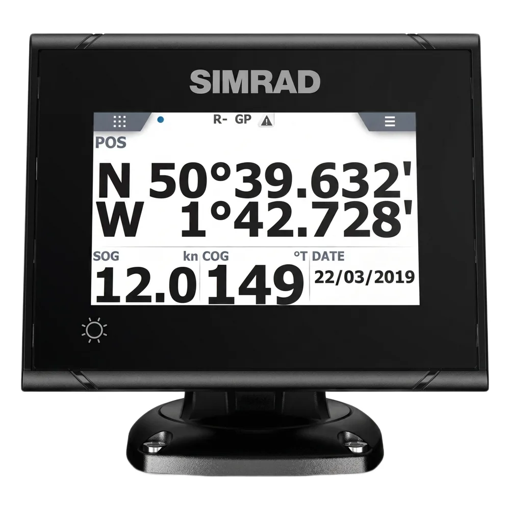 Pantalla Náutica Multifunción / GPS + GLONASS / Rutas y Waypoints / Registro de Viaje / Páginas de Posición y Rumbo / Trama AIS / Páginas de Datos Digitales Configurables / Atenuación por Potenciómetro Exte