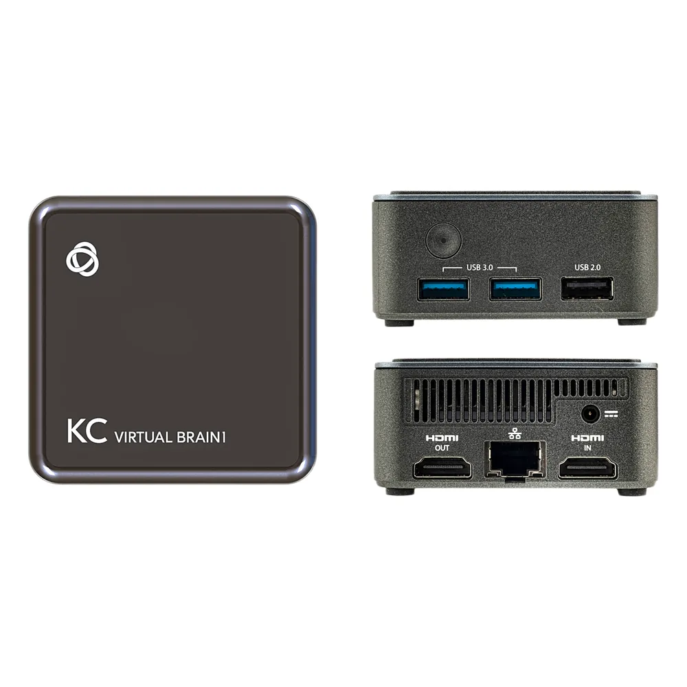 KC-Virtual Brain1 | Plataforma de Control de Espacios | 1 Instancia BRAINware | Control por Ethernet | Configuración Simple | Diseño Compacto