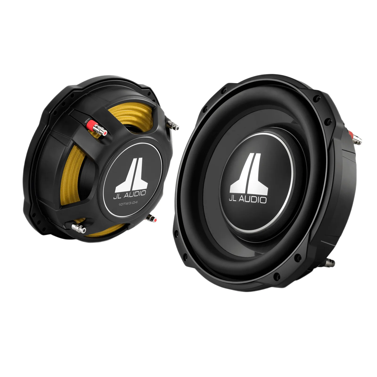 JL Audio® TW3 /10TW3-D4 / Car Audio / Subwoofer Thin-line 10" / Dual 4 ohm / 400W RMS / Polipropileno con Mica / Bobina 2" / Montaje 3.5" (8.9 cm)
