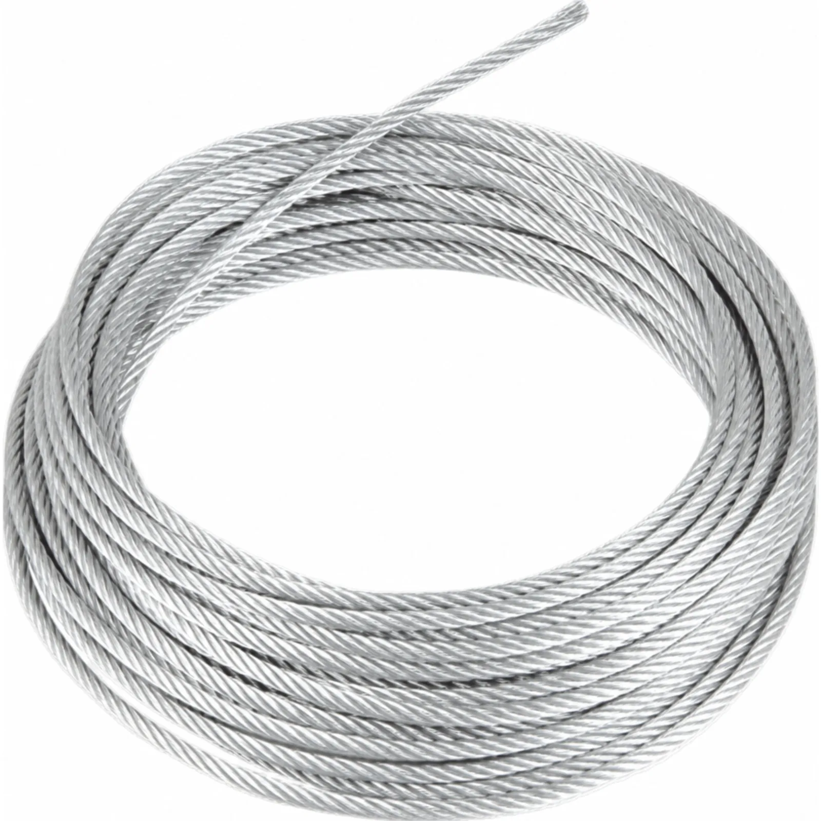 Rollo o carrete de 50 Metros de Retenida de 3/16" de Alta Resistencia, Galvanizado clase A.