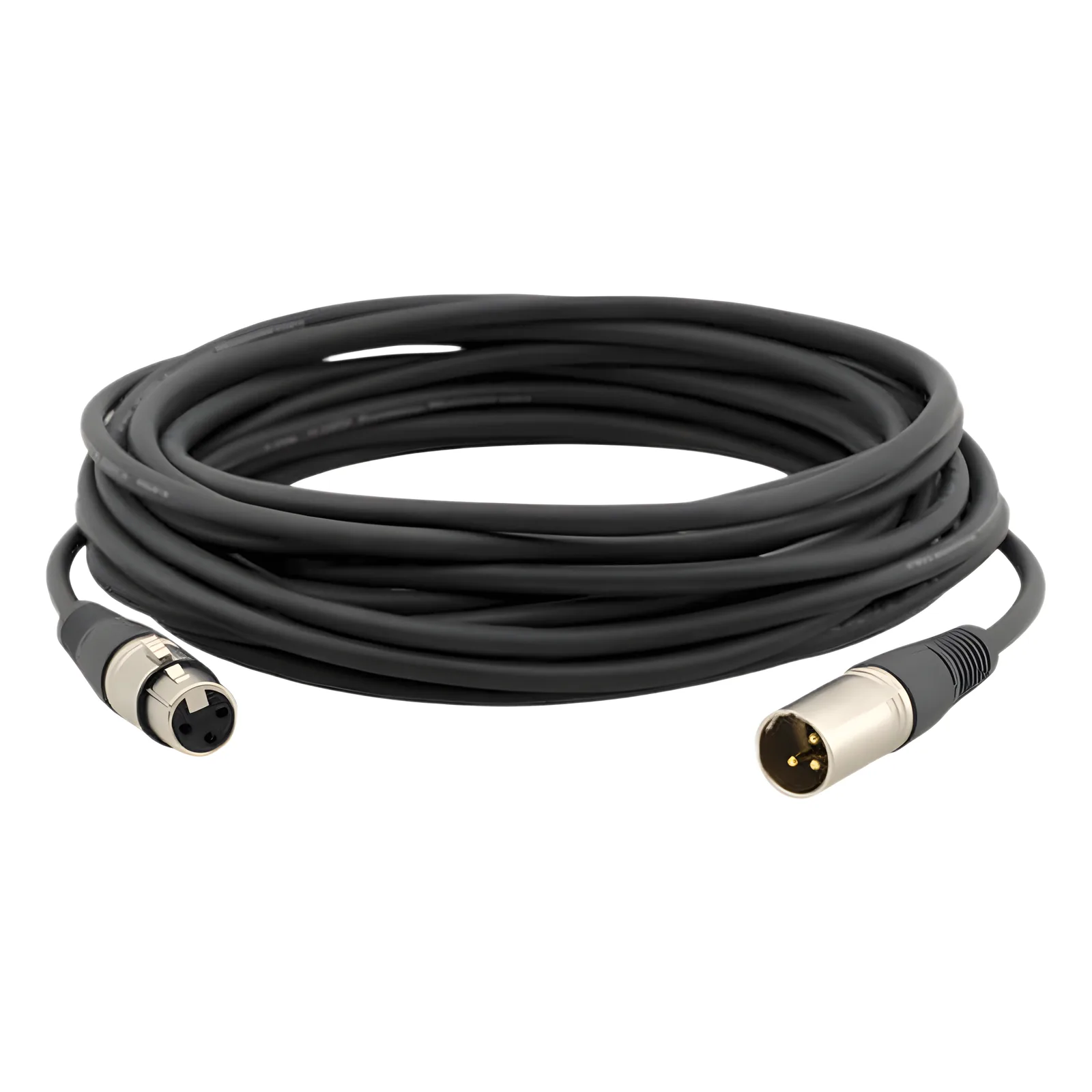 Cable Estilo Quad XLR | Construcción Cuádruple | Cancelación de Ruido | Super Flexibilidad | Aislamiento XLPE | 75 pies/22.86 mts