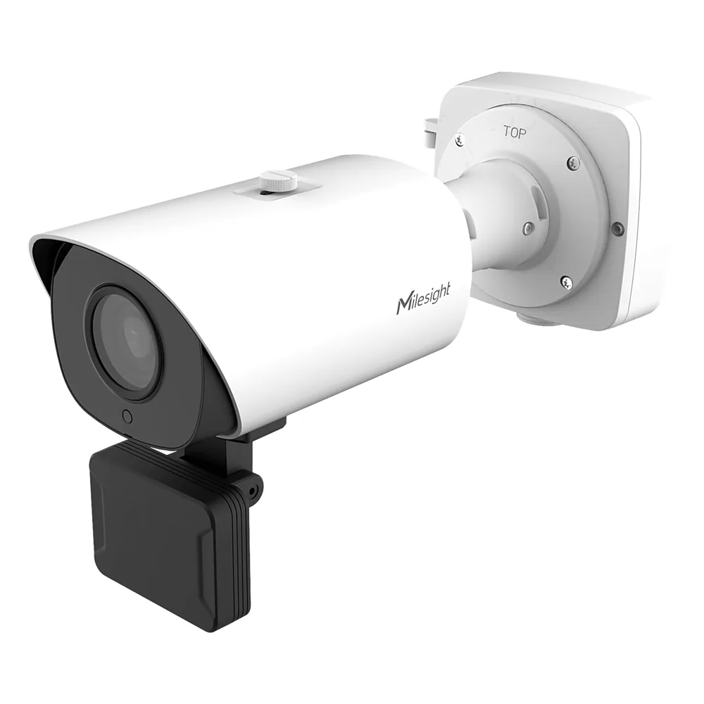 Cámara LPR 4MP / Sensor CMOS 1/1.8" / Zoom Óptico 4X 8-32mm / IR 50 mts (164 ft) / ANPR hasta 40 mts / Cobertura 2 carriles / IP67 IK10 / PoE+ / H.265