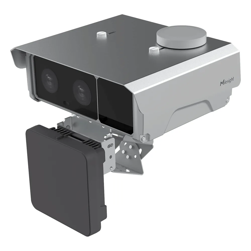 Cámara Radar DualVision TrafficX / 5 Megapíxeles (2464x2056) / Doble Sensor Global Shutter / Lente 15-50mm Motorizado / ANPR Hasta 50m / Cobertura 2-3 Carriles / IR 60m / IP67 / 24V DC-AC