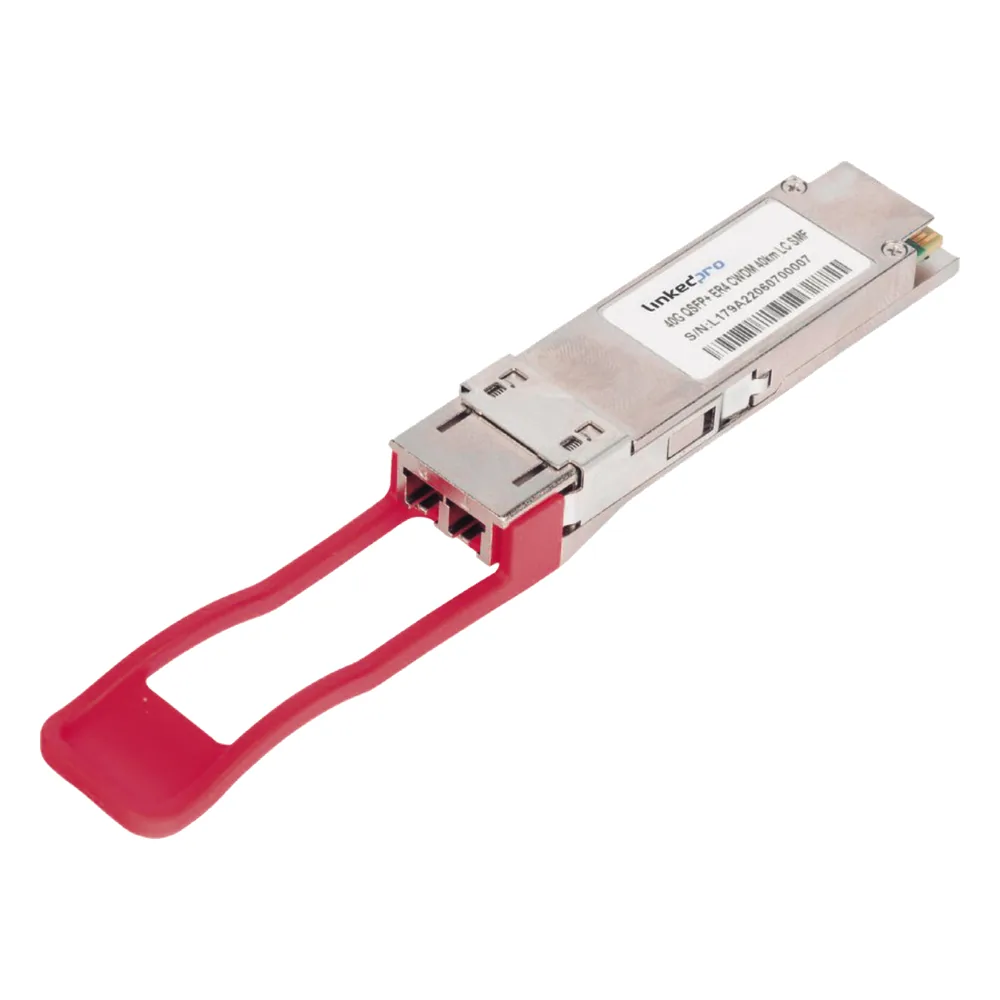 Transceptor Óptico QSFP28 (Mini-Gbic) / Multimodo 850 nm / 100 Gbps / Conectores LC/UPC Dúplex / DDM / Hasta 100 m