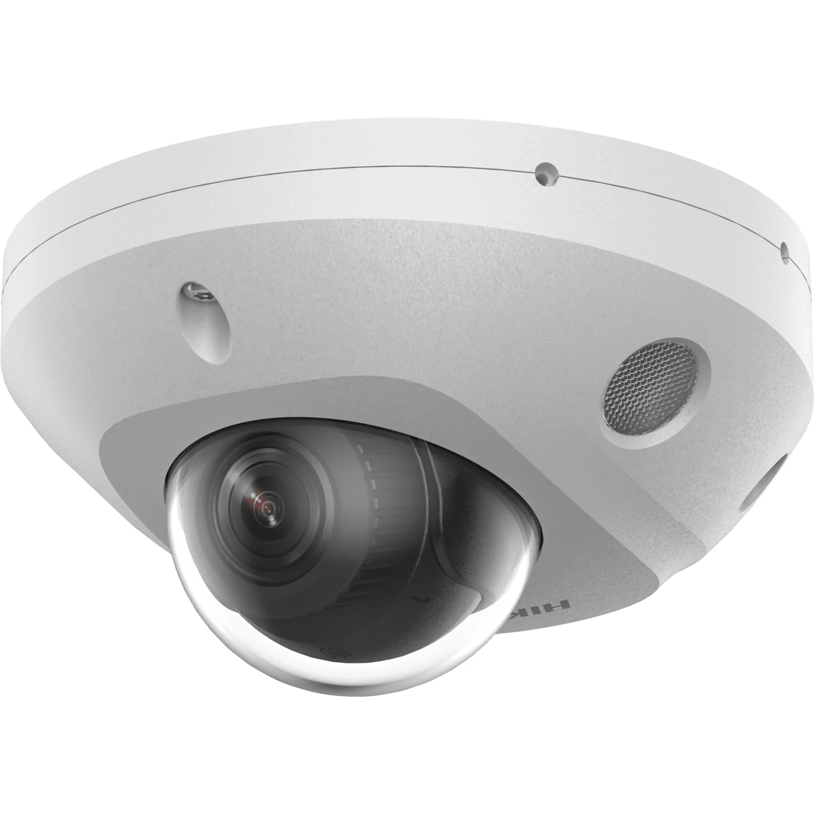 Mini Domo IP 4 Megapixel / Lente 2.8 mm / 30mts IR EXIR / Micrófono Integrado / Exterior IP67 / IK08 / PoE / DARKFIGHTER / Alarmas y Audio I/O / ONVIF / Micro SD / 4 Analíticos: AcuSense, Deteccion Facial, Conteo de Personas por Cruce y Zona