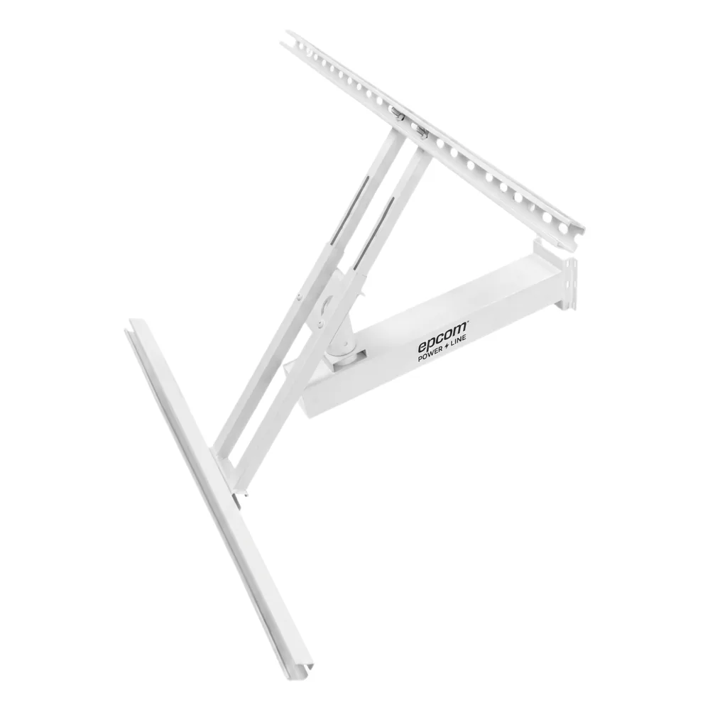Soporte de Montaje para Panel Solar para Alimentar Hasta 55W / Ajustable / Telescópico / 370W / Acero Galvanizado Q235 / Montaje en Poste / Inclinación 40°