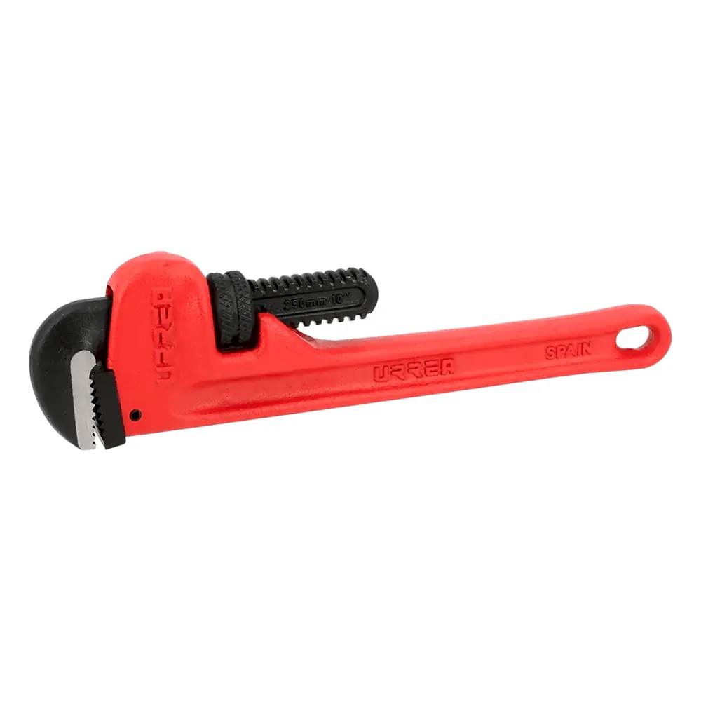 Llave Stilson de 18" / Hierro Maleable / Maneral Ergonómico / Capacidad Máxima de Tubo 2 1/2" / Sistema de Quijadas con Resorte / Montura Super Reforzada / Ambas Quijadas Endurecidas.