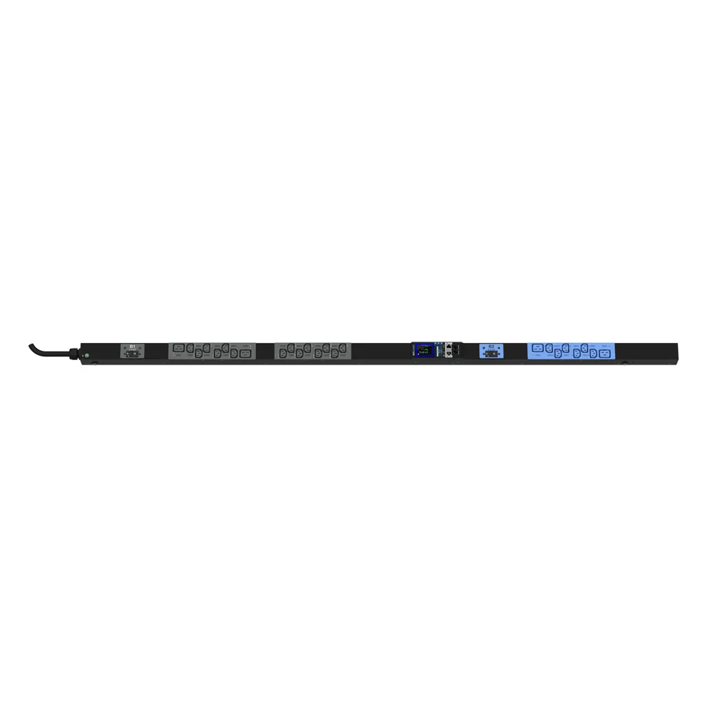 PDU Inteligente Enlogic Advantage MS / 24 Tomas (20) C13 + (4) C19 / 208 Vca Monofásico 30 A (24 A) / 5.0 kVA / Monitoreo por Entrada y Switcheo por Toma / 0U Vertical 1.75 m (5.7 ft)