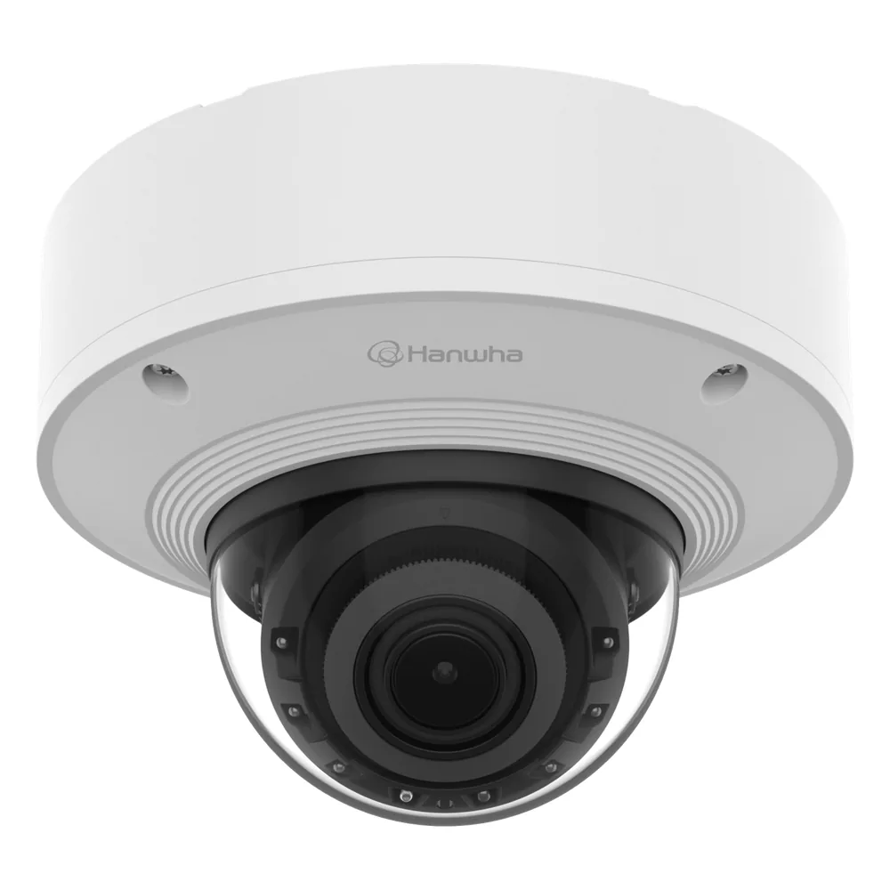 Cámara IP Tipo Domo AI 8MP / IR 50 m / Lente Motorizado 4.4 a 9.3 mm/ Análisis Inteligente IA / Para uso Exterior IP67 / IK11 / IP6K9K NEMA4X / Conteo De Personas, Vehiculos y multitudes