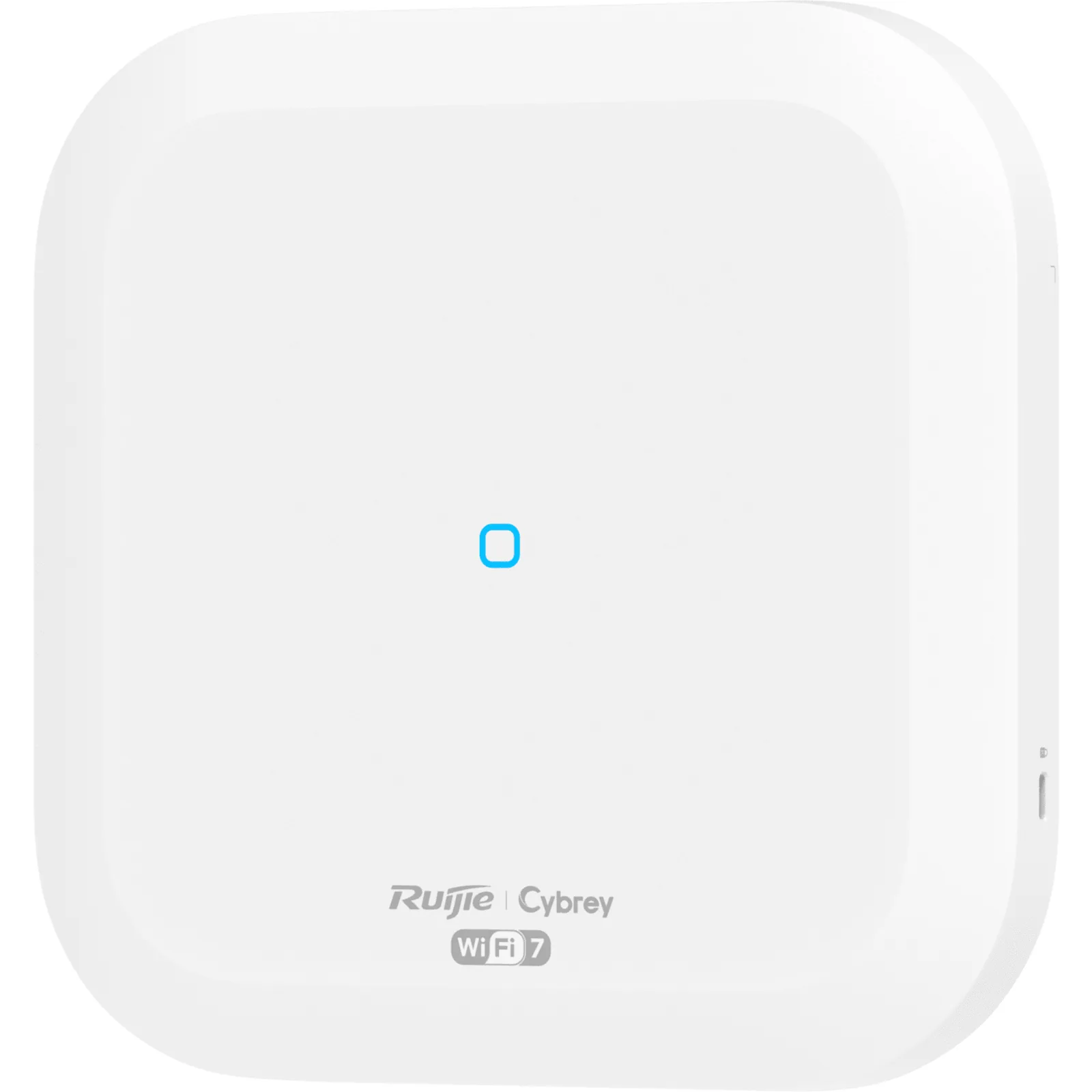 Access Point Indoor Wi-Fi 7 / Doble Radio 2.4 GHz y 5 GHz / 4 Flujos Espaciales / Tasa Pico 3.57 Gbps / 1 Puerto 2.5GBASE-T / 1 Puerto SFP 2.5G / Alimentación PoE+ y DC 54V / Montaje Pared y Techo / IP41 / Modos Fat, Fit y Cloud / Línea Cybrey