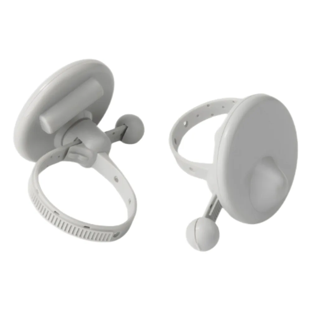 Etiqueta de Seguridad SunPro Plastic Bottle Tag / Doble Disco / Frecuencia AM/RF / Tipo de Cierre Standard/Super / Dimensiones 50 x 22 mm (1.97 x 0.87 in) / Cordón 165 mm (6.5 in) / Color Gris