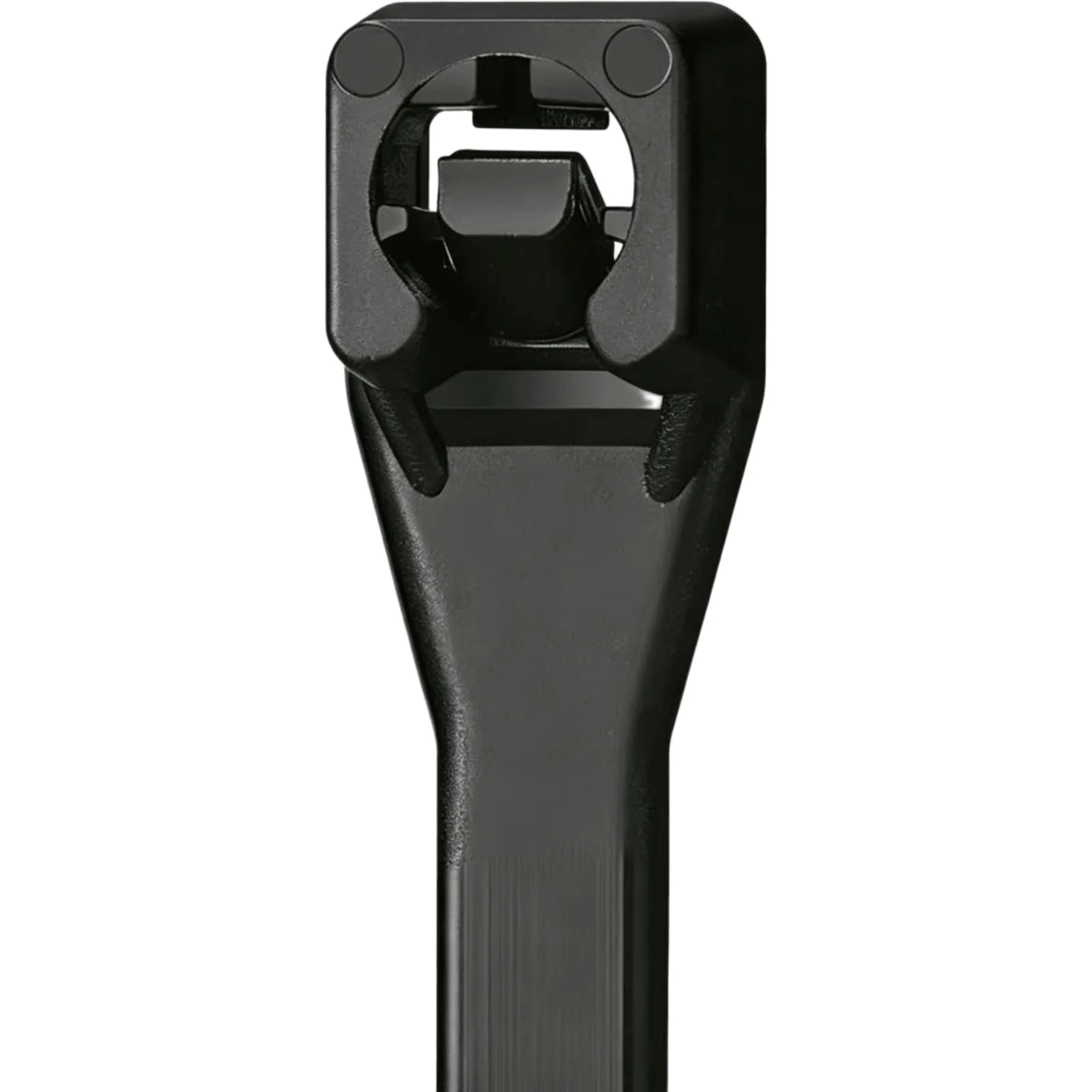 Cinchos de Nylon 66 Resistentes a UV / Uso Interior y Exterior / Autobloqueo Seguro / Color Negro / 2.5 × 100 mm / 100 Piezas