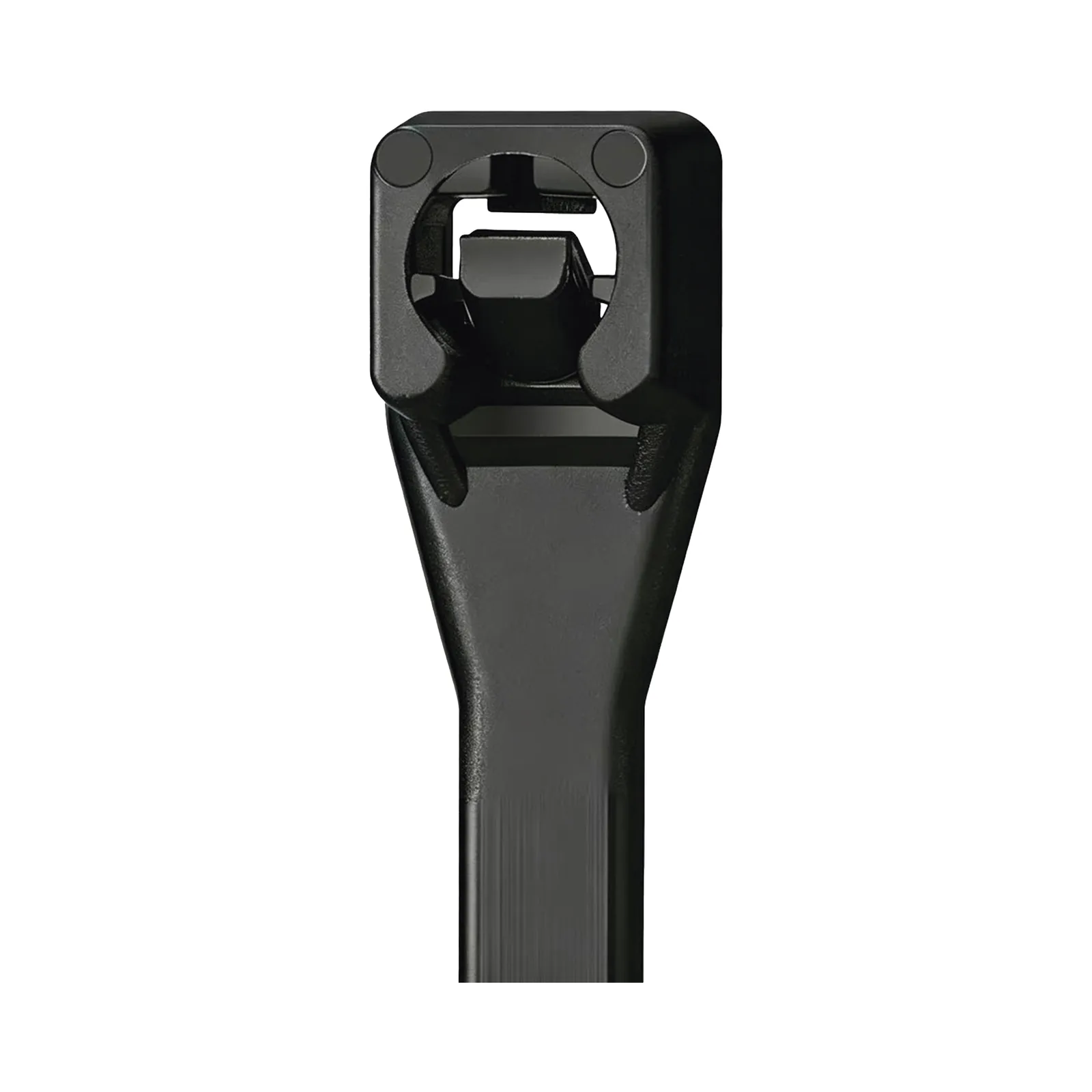 Cinchos de Nylon 66 Resistentes a UV / Uso Interior y Exterior / Autobloqueo Seguro / Color Negro / 4.8 × 150 mm / 100 Piezas