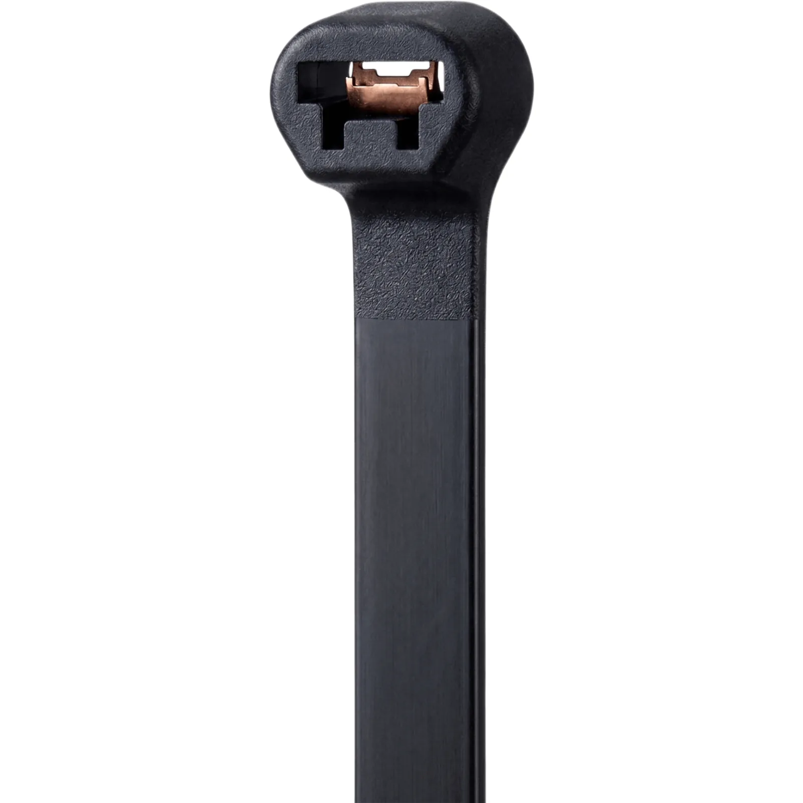 Cinchos de Nylon Mejorado con Inserto Metálico Para un Mejor Agarre / Color Negro / 7.5 × 400 mm / Paquete con 100 Piezas