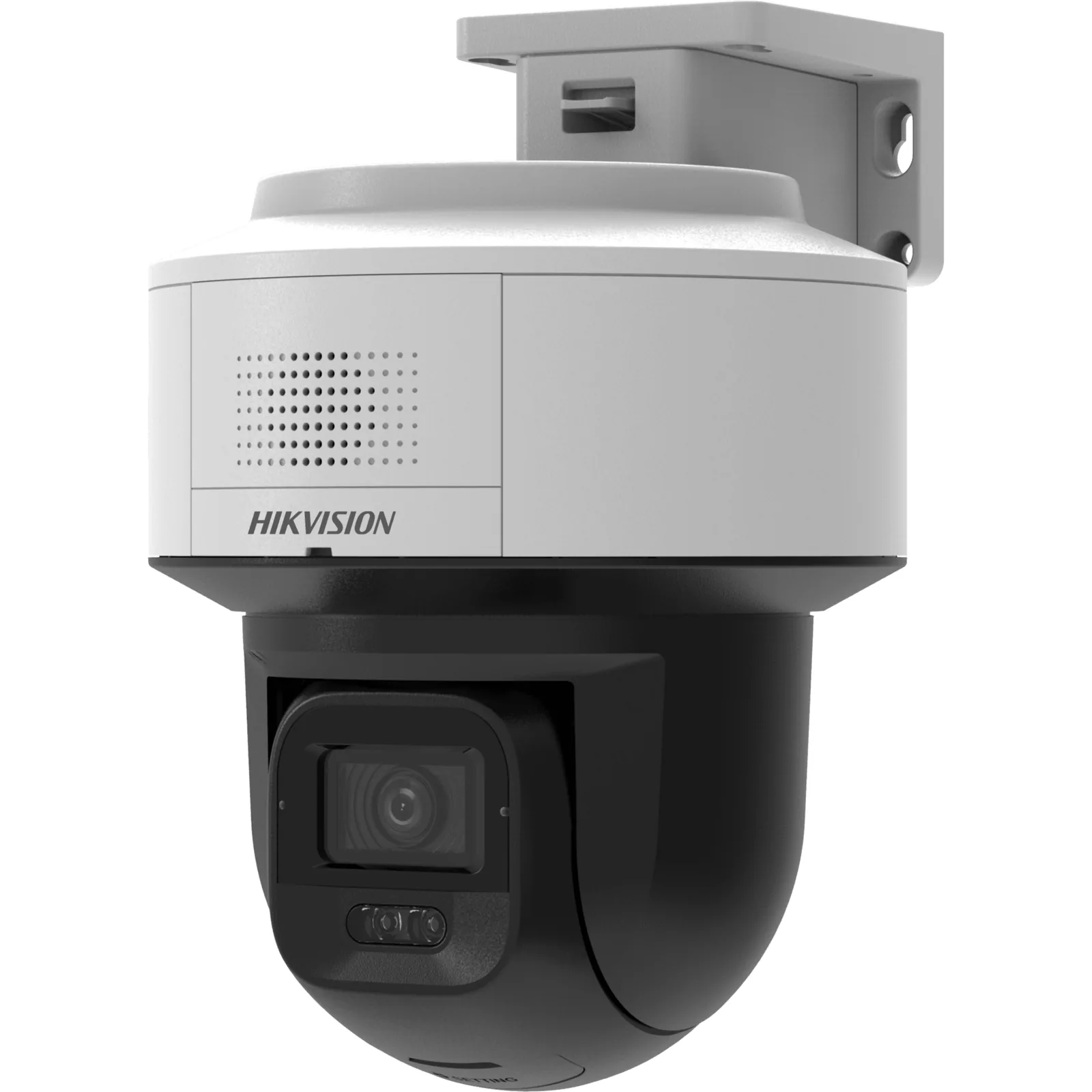 PTZ IP 4 Megapixel (2560x1440) / 4X Zoom Óptico / Dual Light 30 m IR + 30 m Luz Blanca / Lente 2.8-12 mm / AcuSense / Auto-Tracking Lite / Audio de 2 Vías / IP66 / PoE+ / microSD 512 GB