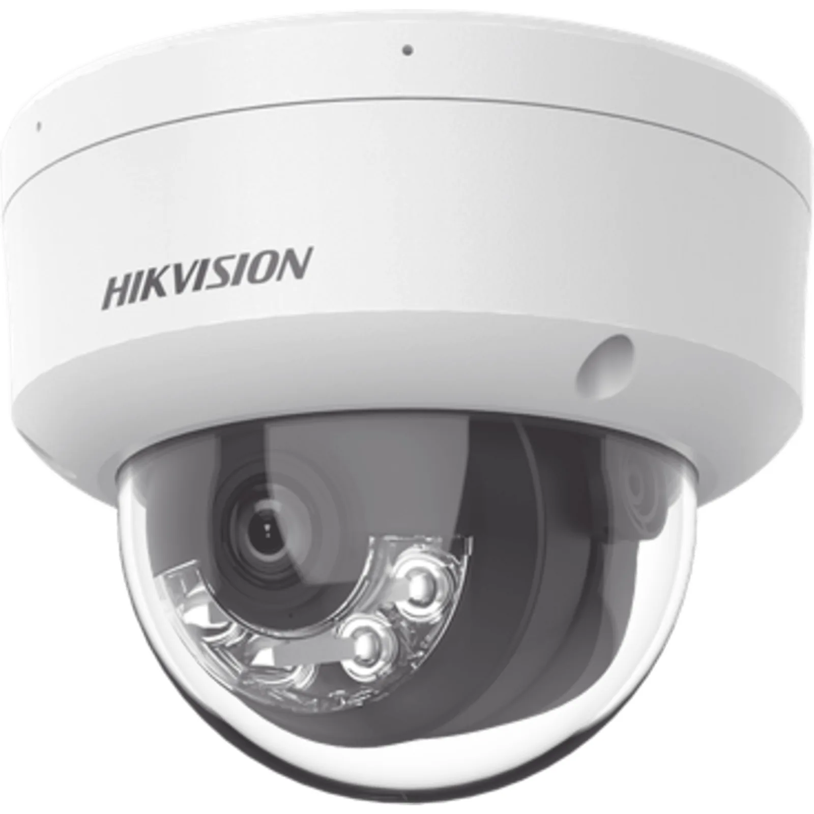 [Dual Light] Domo IP 2 Megapixel / Lente 2.8 mm / 30 mts IR + Luz Blanca / Micrófono Integrado / Antivandálico IK08 / ACUSENSE Lite / Exterior IP67 / H.265+/H.264+ / PoE / ONVIF (Profile S/T)