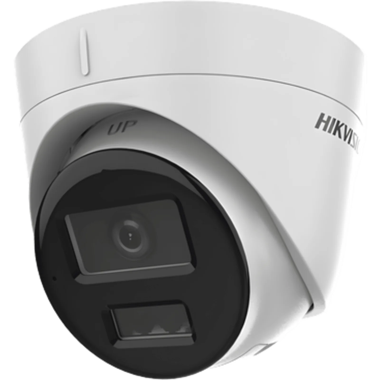 [Dual Light] Turret IP 4 Megapixel / Lente 2.8 mm / 30 mts IR + 30 mts Luz Blanca / Micrófono Integrado / ACUSENSE Lite / Exterior IP67 / H.265 / PoE / ONVIF / Micro SD