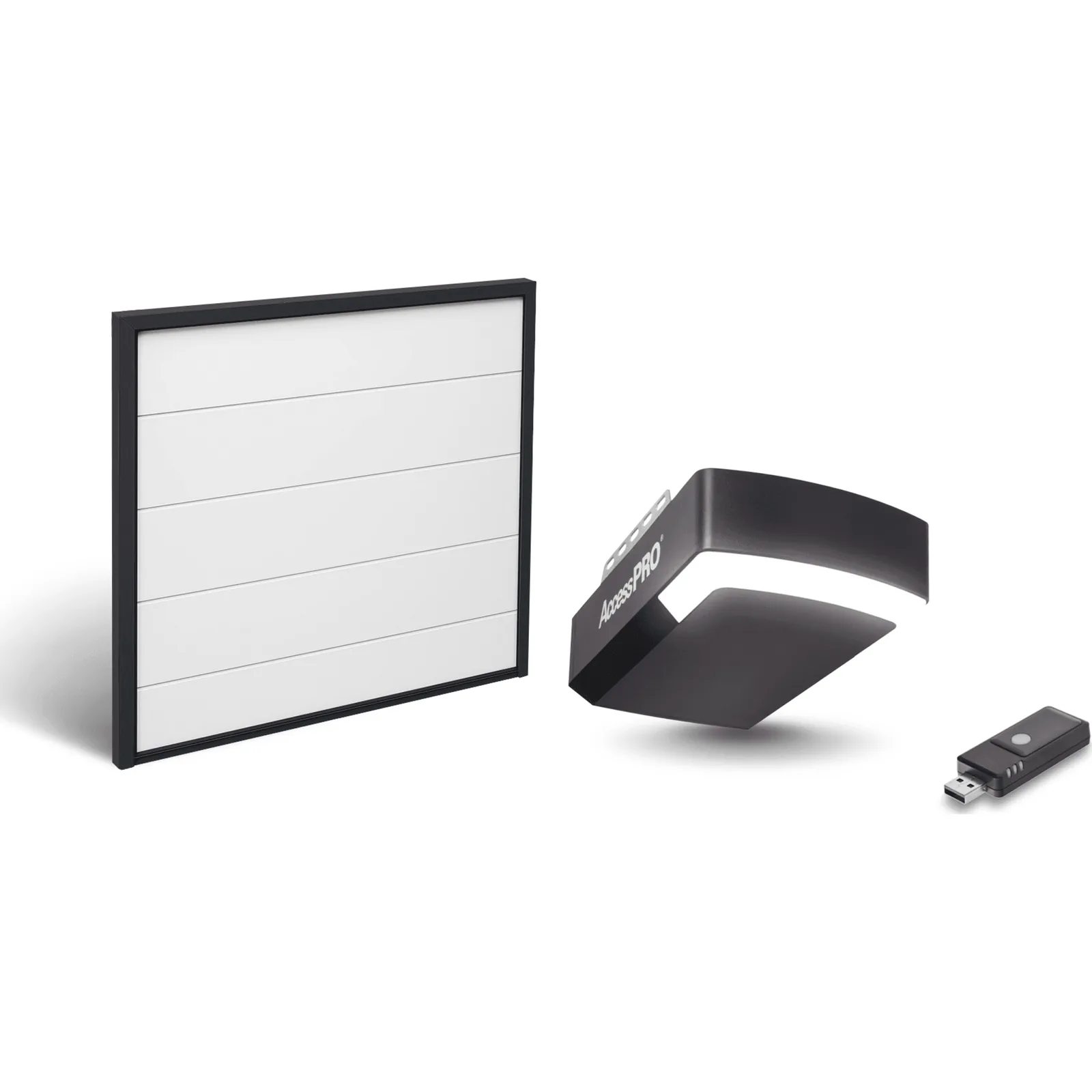KIT COMPLETO Incluye /Puerta D/ Garage / APDOOR 20x7 Pies / Imitacion madera / Insulada / Interfase ACCESSWIFI / Motor FS1000M / 1/2HP / Fuerte/Silencioso/Luz LED/Motor DC .